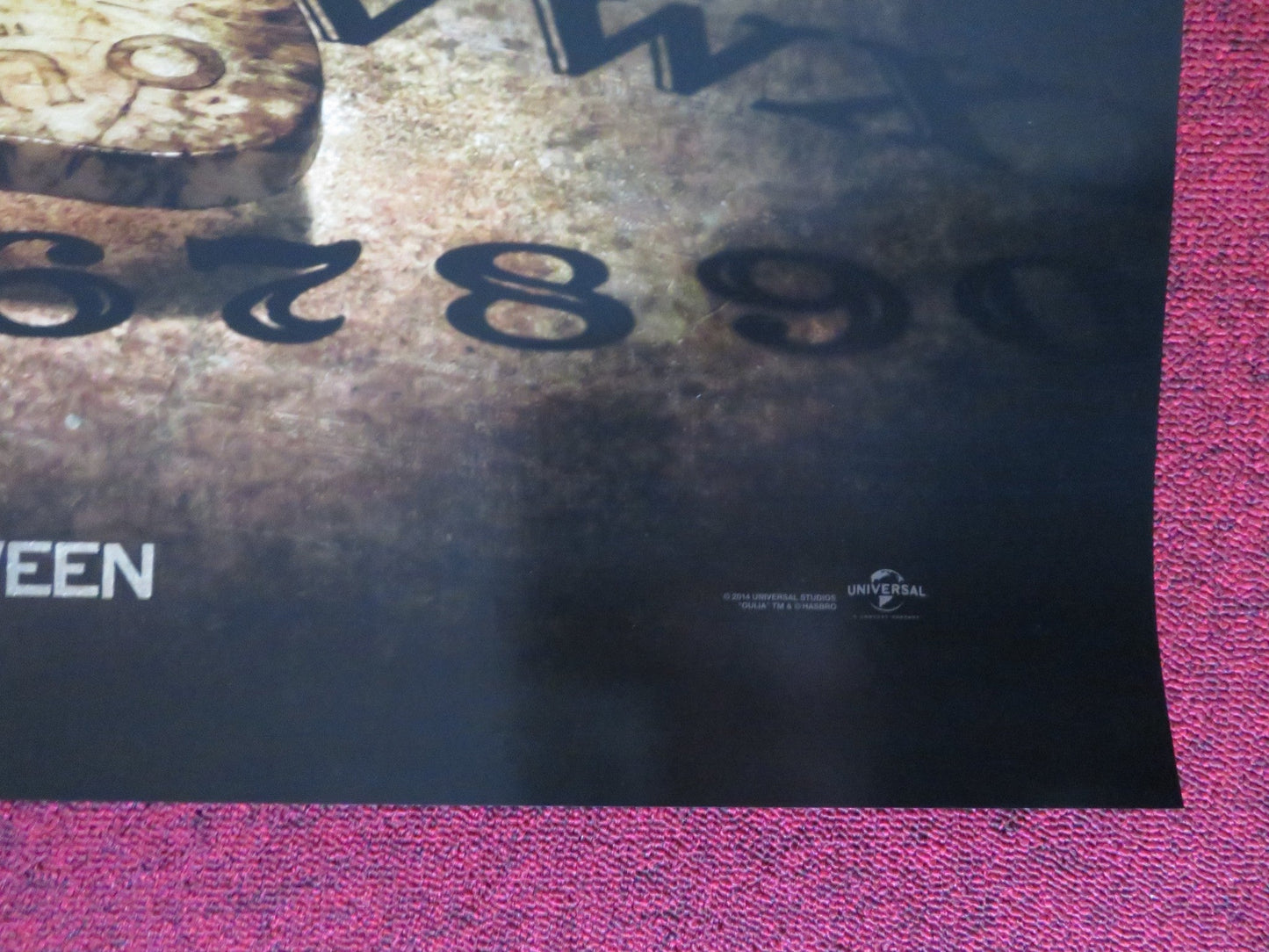 OUIJA US ONE SHEET ROLLED POSTER OLIVIA COOKE ANA COTO 2014 Rendezvous Cinema Movie posters
