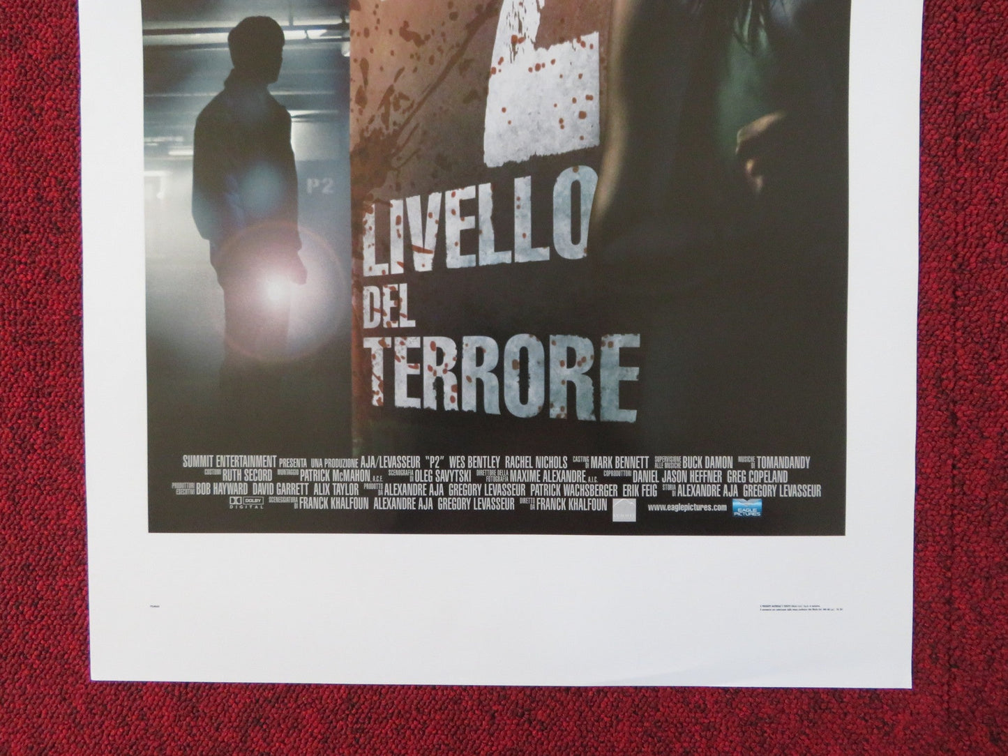 P2 ITALIAN LOCANDINA POSTER WES BENTLEY RACHEL NICHOLS 2007 Rendezvous Cinema Movie posters