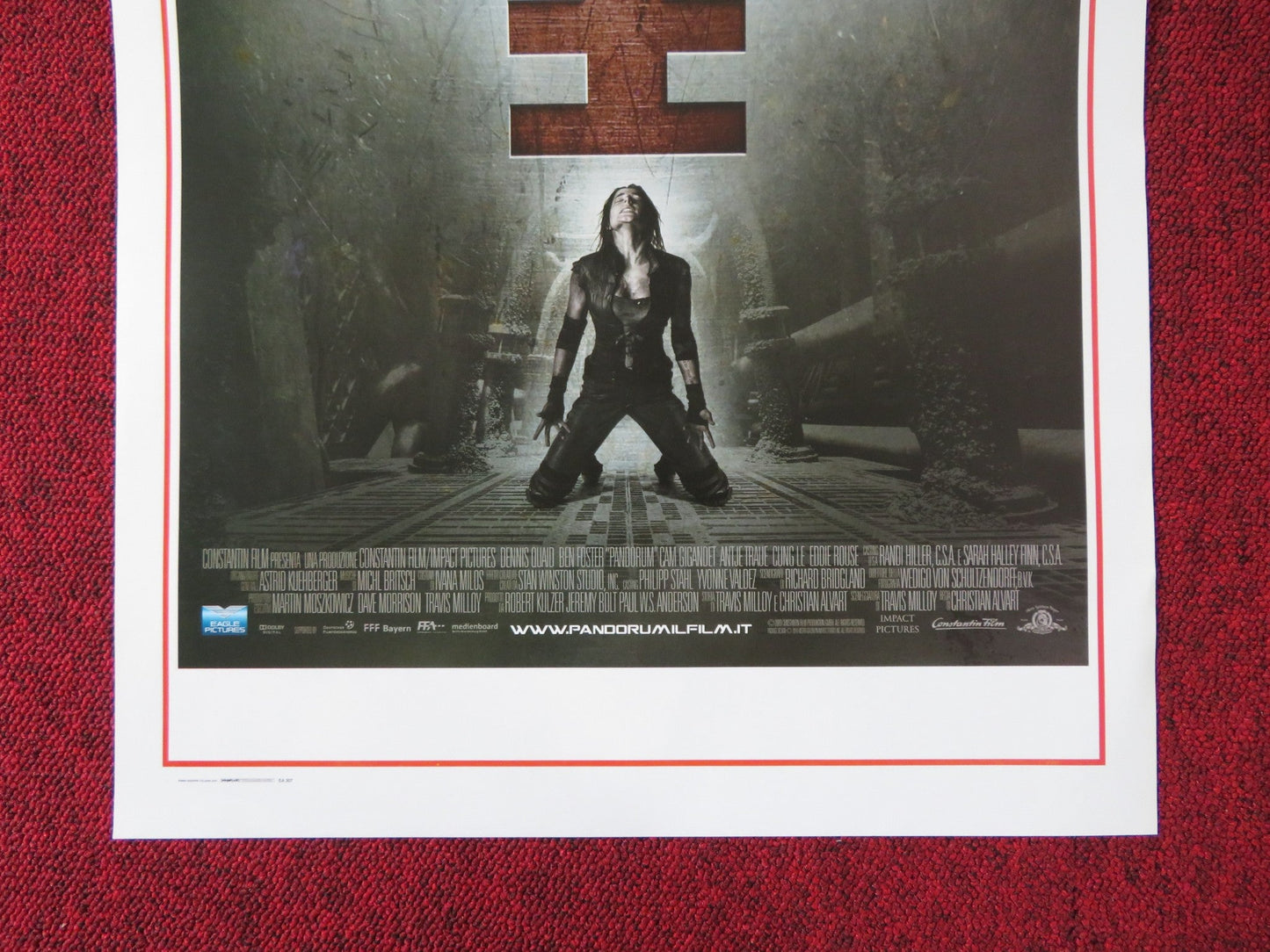 PANDORUM ITALIAN LOCANDINA POSTER DENNIS QUAID BEN FOSTER 2009 Rendezvous Cinema Movie posters