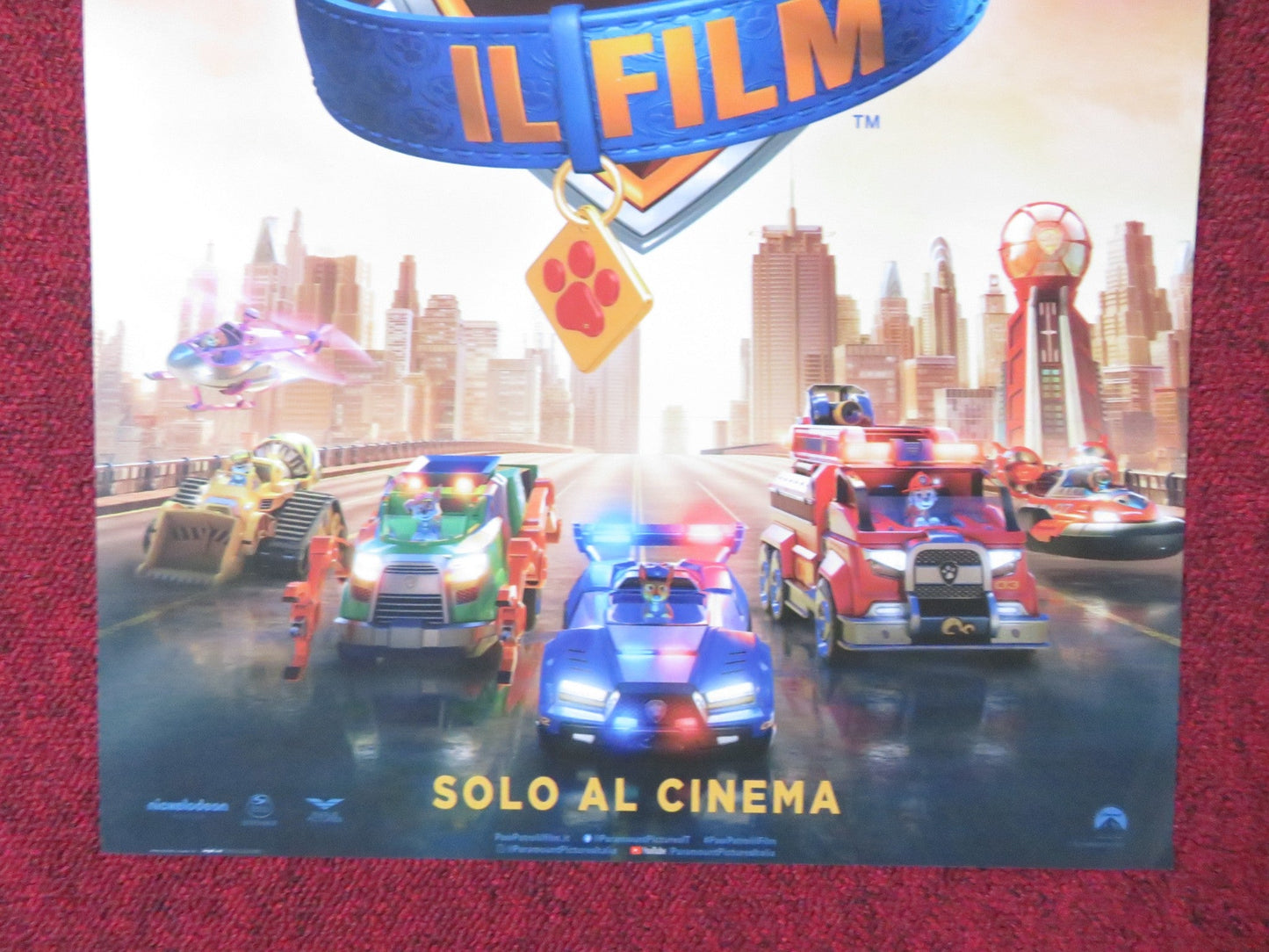 PAW PATROL THE MOVIE ITALIAN LOCANDINA POSTER TYLER PERRY RON PARDO 2021 Rendezvous Cinema Movie posters