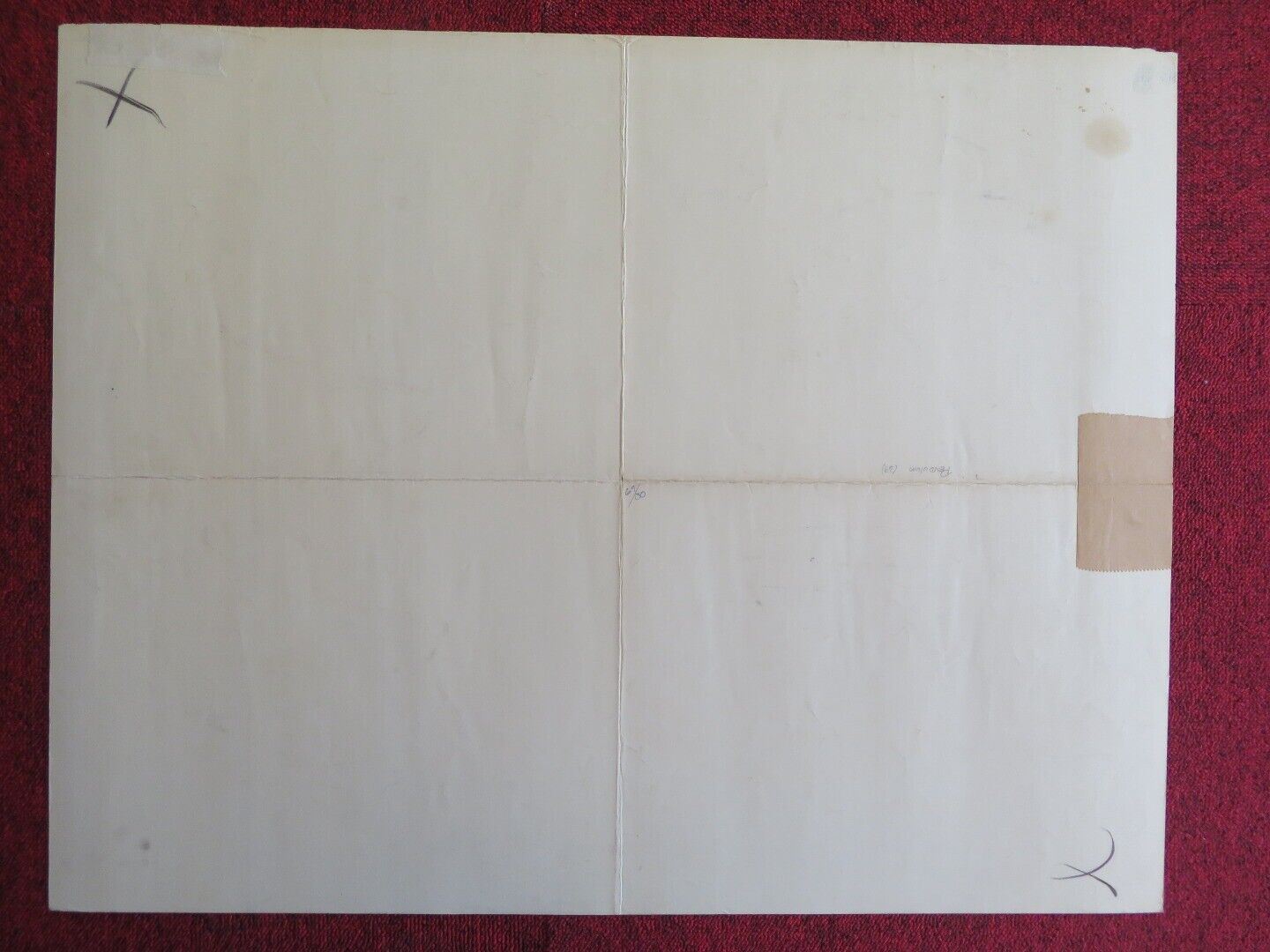 PENDULUM US HALF SHEET (22"x 28") POSTER GEORGE PEPPARD JEAN SEBERG 1968 Movie posters