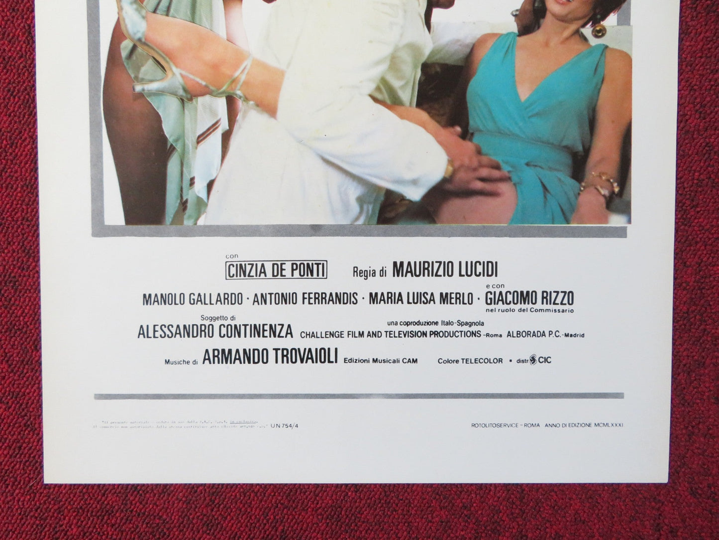 PERCHE NON FACCIAMO L'AMORE? ITALIAN LOCANDINA POSTER RENZO MONTAGNANI 1981 Rendezvous Cinema Movie posters