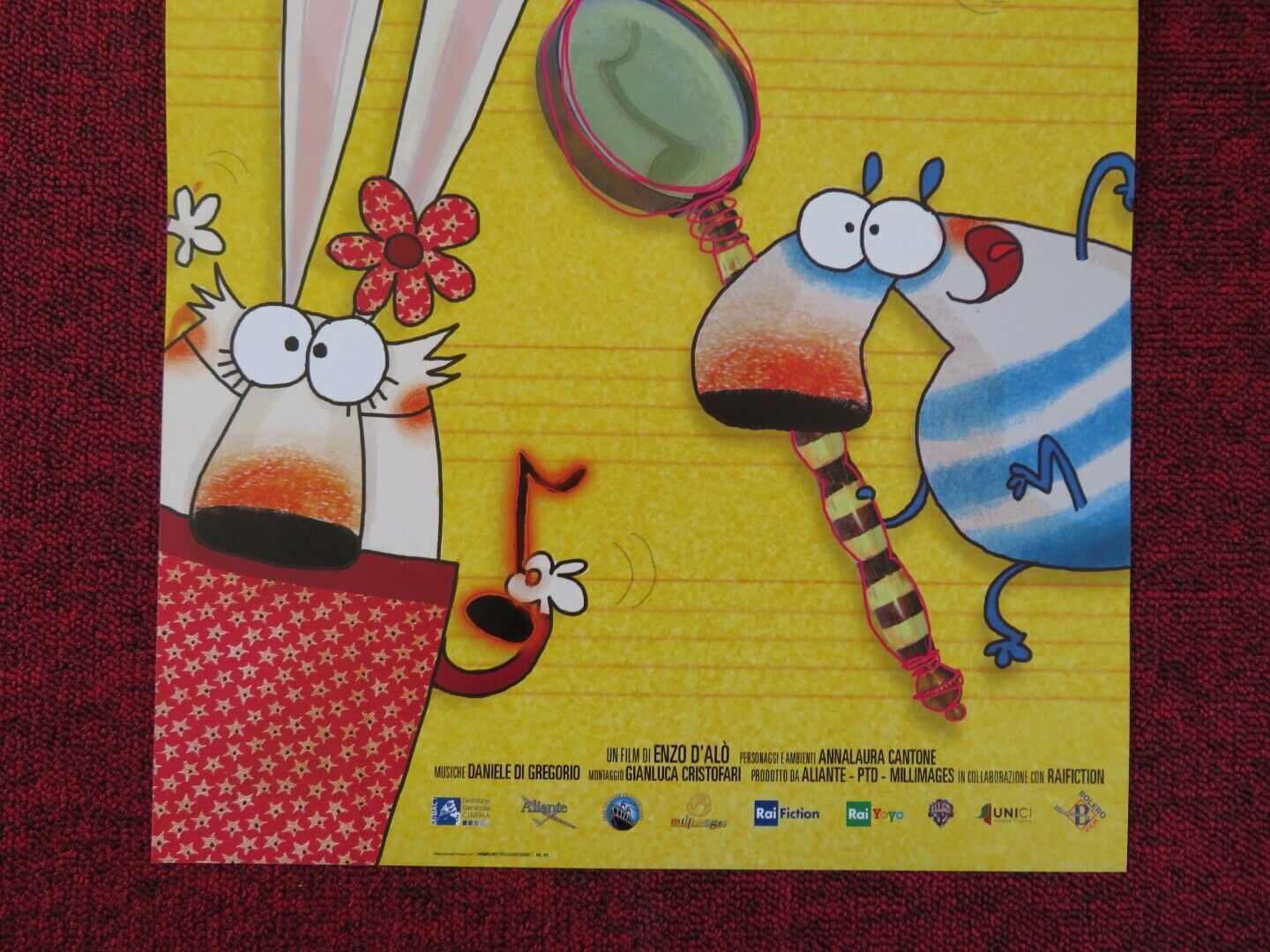 PIPI PUPU E ROSMARINA IL MISTERO... ITALIAN LOCANDINA (26.5"x12.5") POSTER 2017 Movie posters