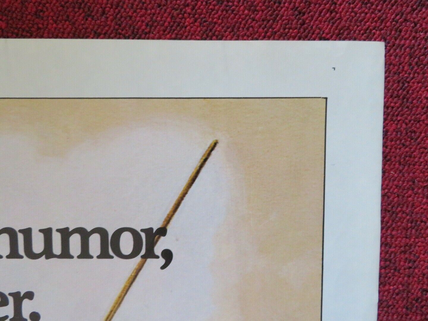 PRAY TV FOLDED US ONE SHEET POSTER DABNEY COLEMAN PAUL COOPER 1981 Movie posters