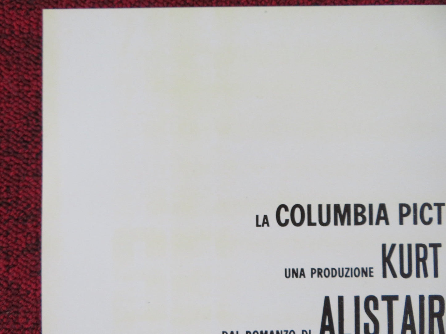 PUPPET ON A CHAIN ITALIAN LOCANDINA POSTER SVEN - BERTIL TAUBE PARKINS 1972 Rendezvous Cinema Movie posters