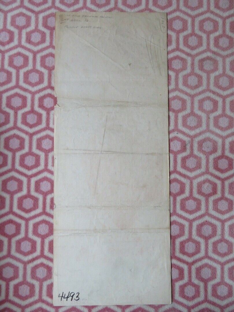 PURPLE HEART DIARY US INSERT (14"x 36") POSTER FRANCES LANGFORD 1951 - Rendezvous Cinema