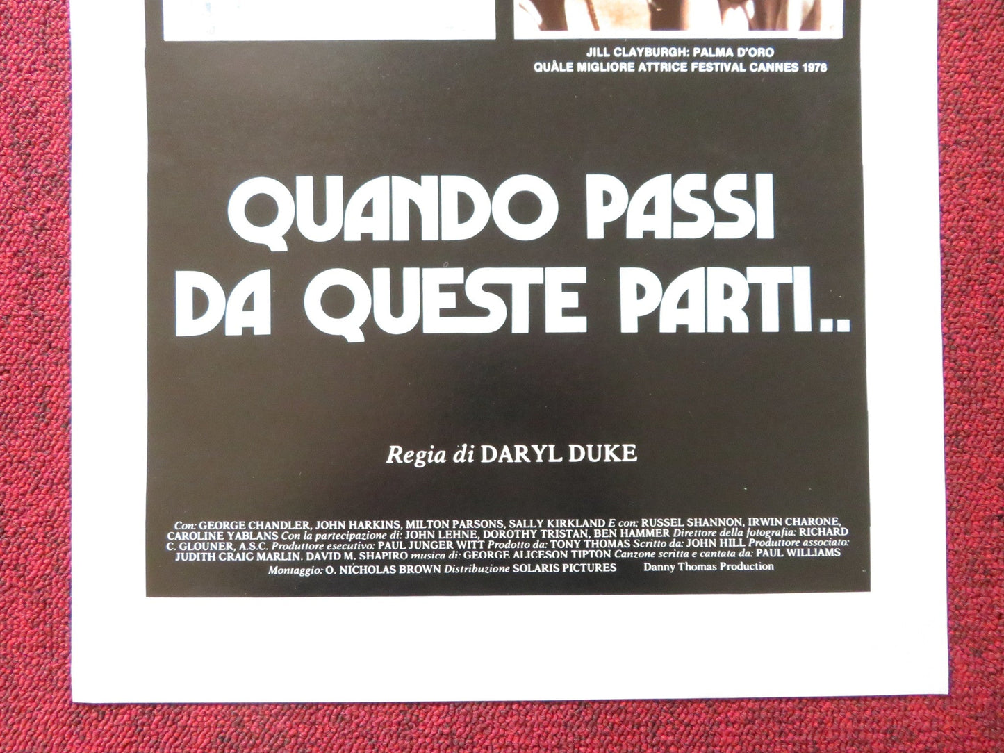 QUANDO PASSI DA QUESTE PARTI ITALIAN LOCANDINA POSTER PETER FALK 1976 Rendezvous Cinema Movie posters