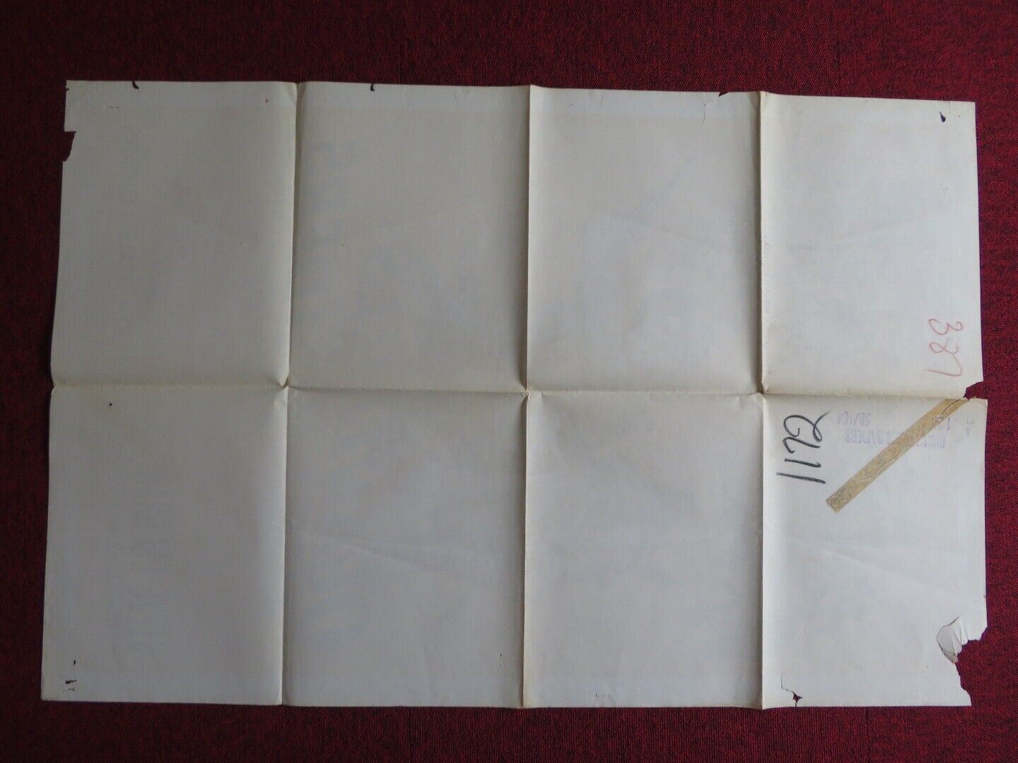 QUANTRILL'S RAIDERS FOLDED US ONE SHEET POSTER STEVE COCHRAN DIANE BREWSTER 1958 - Rendezvous Cinema