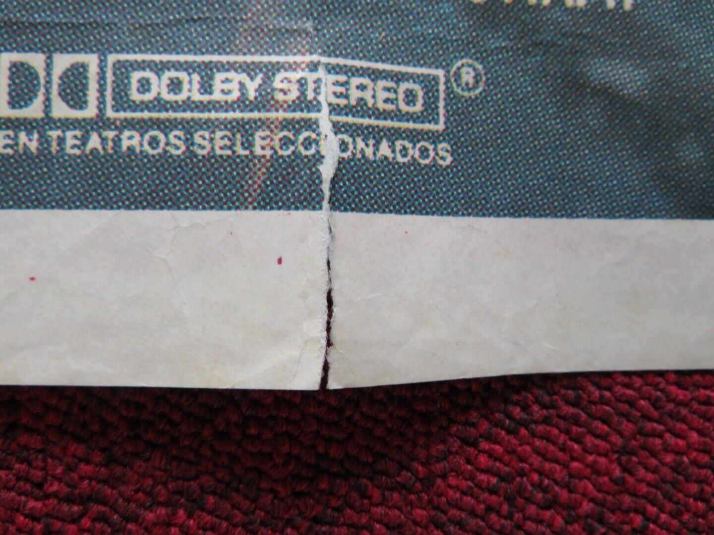 QUICK CHANGE FOLDED ARGENTINA POSTER BILL MURRAY GEENA DAVIS 1990 - Rendezvous Cinema