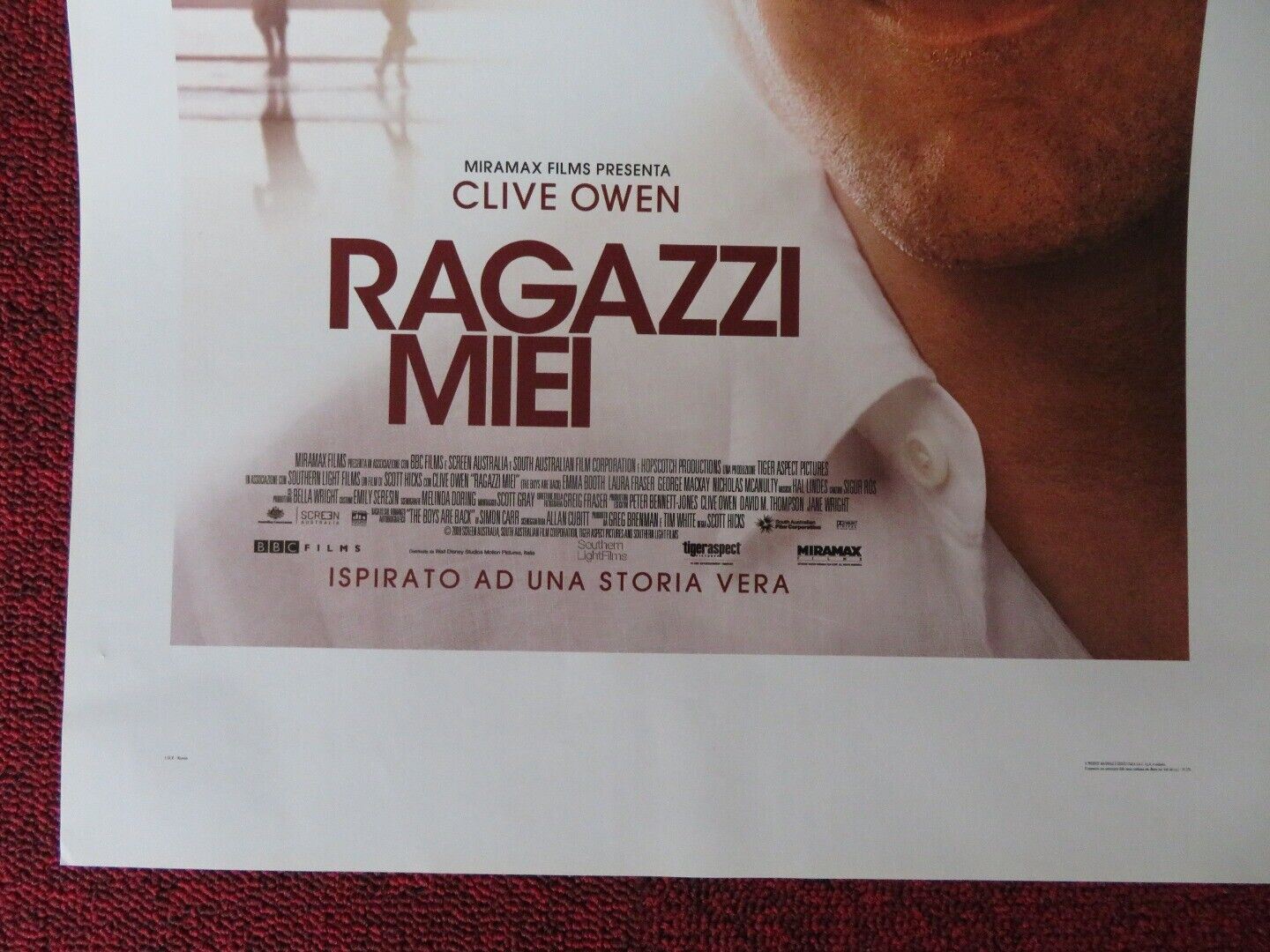 RAGAZZI MIEI / The boys are back ITALIAN LOCANDINA (27.5"x13") POSTER CLIVE OWEN - Rendezvous Cinema