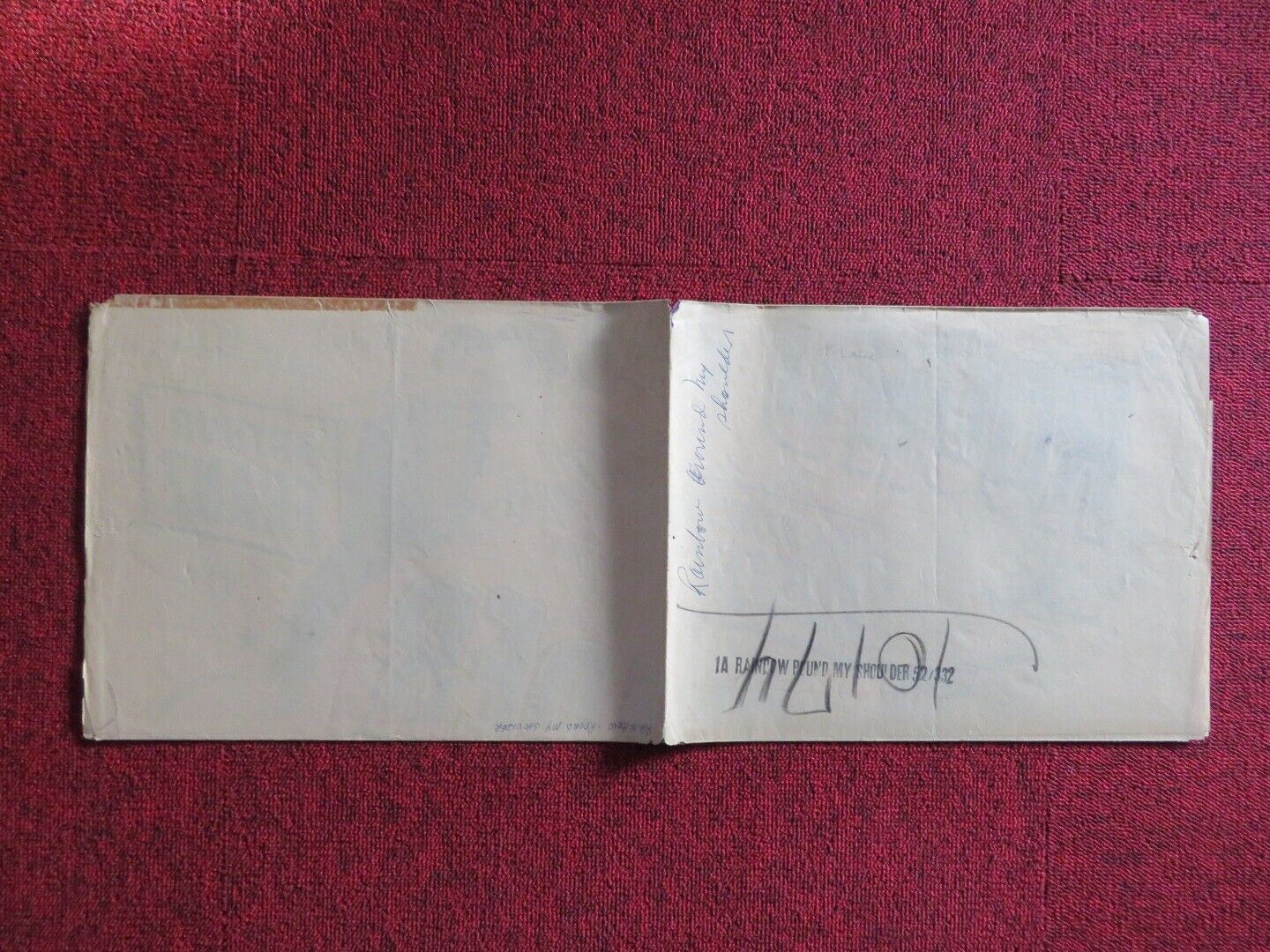 RAINBOW ROUND MY SHOULDER FOLDED US ONE SHEET POSTER FRANKIE LAINE 1952 Movie posters