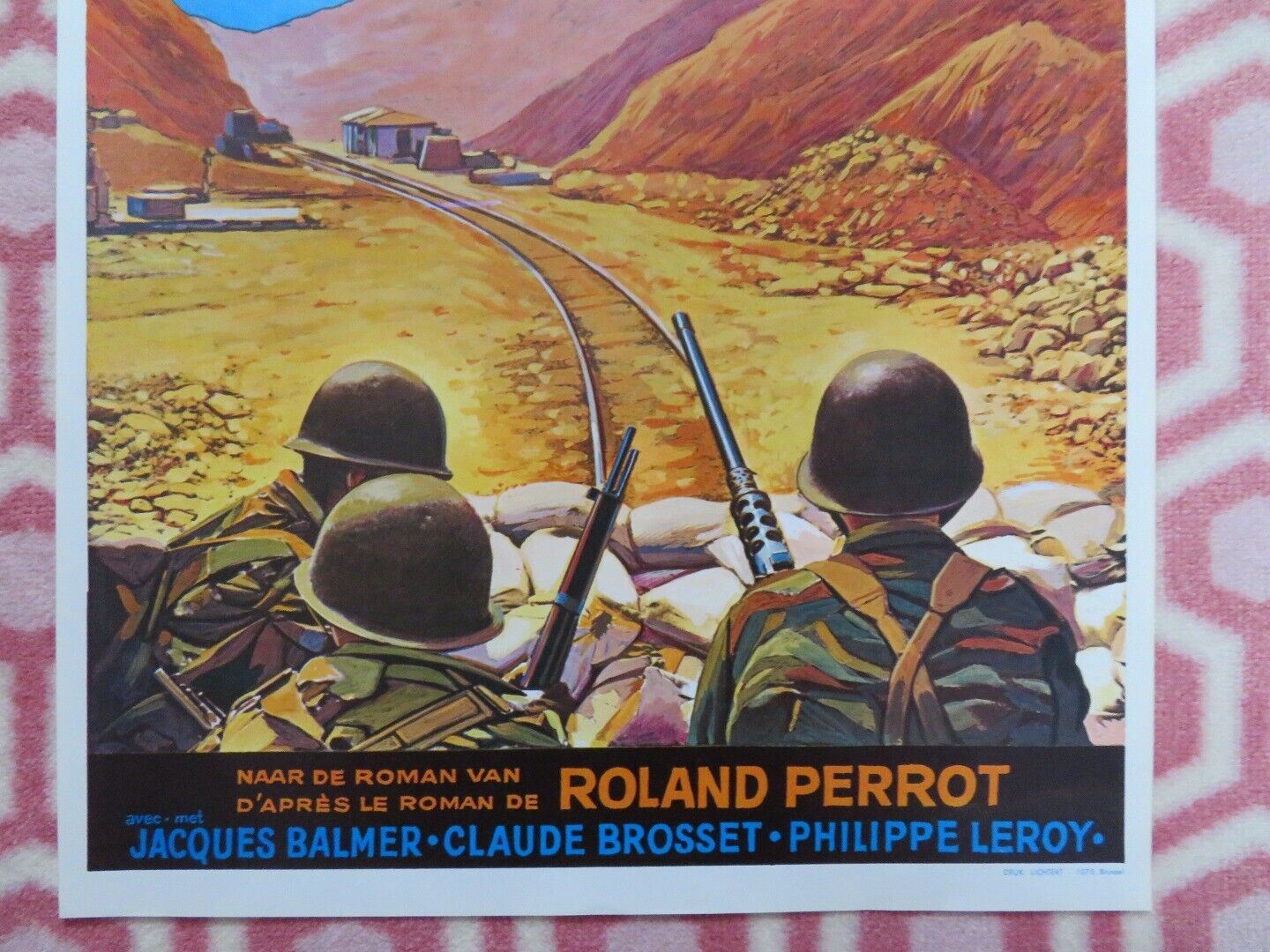 RAS / Nothing to report BELGIUM (21"x14") POSTER JACQUES BALMER 1973 Movie posters