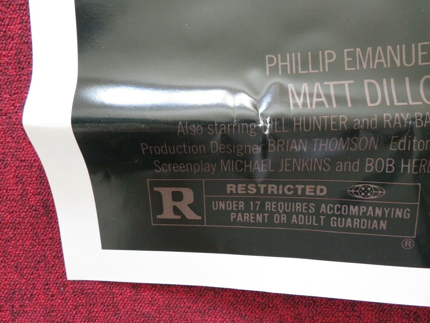 REBEL USA ONE SHEET FOLDED POSTER MATT DILON DEBRA BYRNE 1985 - Rendezvous Cinema