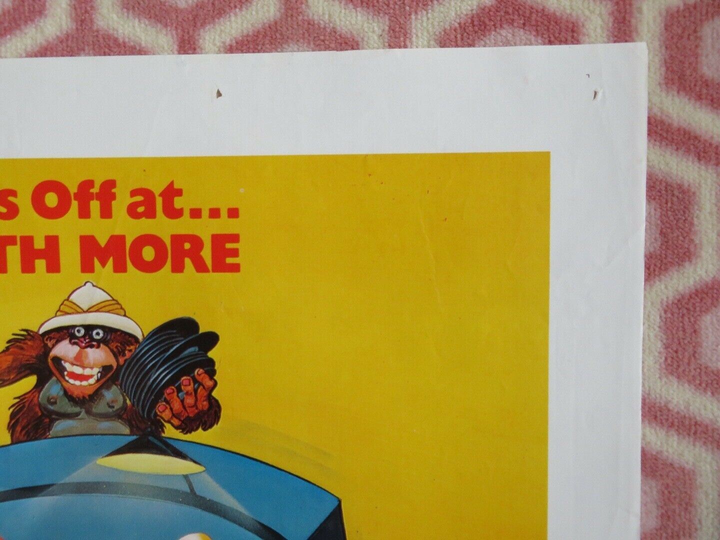 RECORD CITY US ONE SHEET POSTER RUTH BUZZI MICHAEL CALLAN 1977 Movie posters