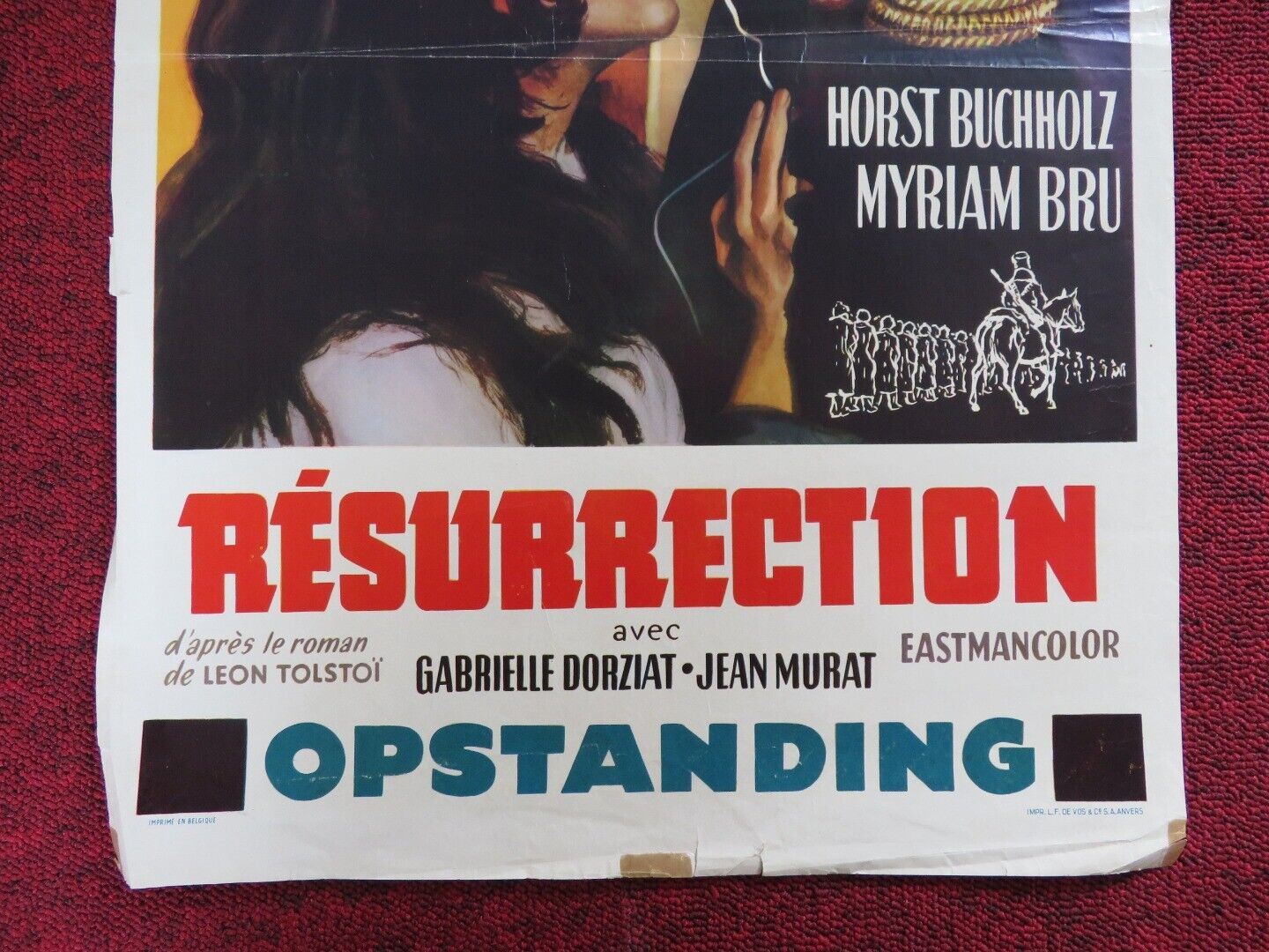 RESURRECTION / AUFERSTEHUNG BELGIUM (14" X 21.5") POSTER HORST BUCHHOILZ - Rendezvous Cinema