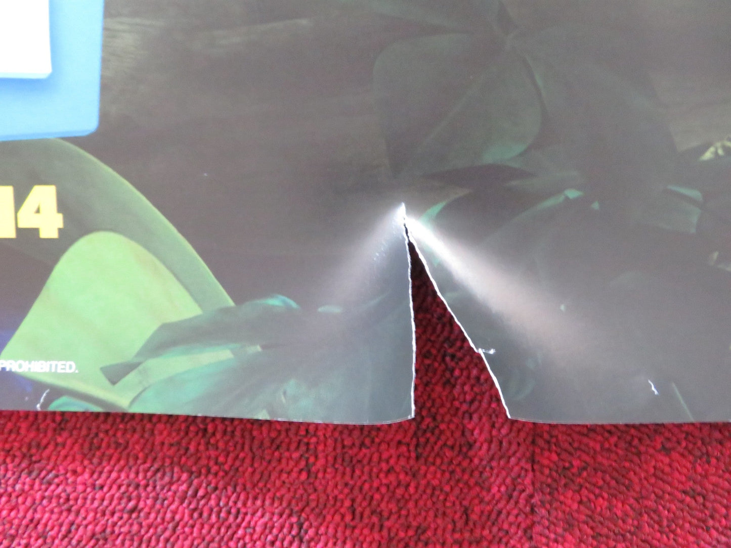 RIO 2 - C UK QUAD (30"x 40") ROLLED POSTER JAKE T. AUSTIN CARLINHOS BROWN 2014 Rendezvous Cinema Movie posters