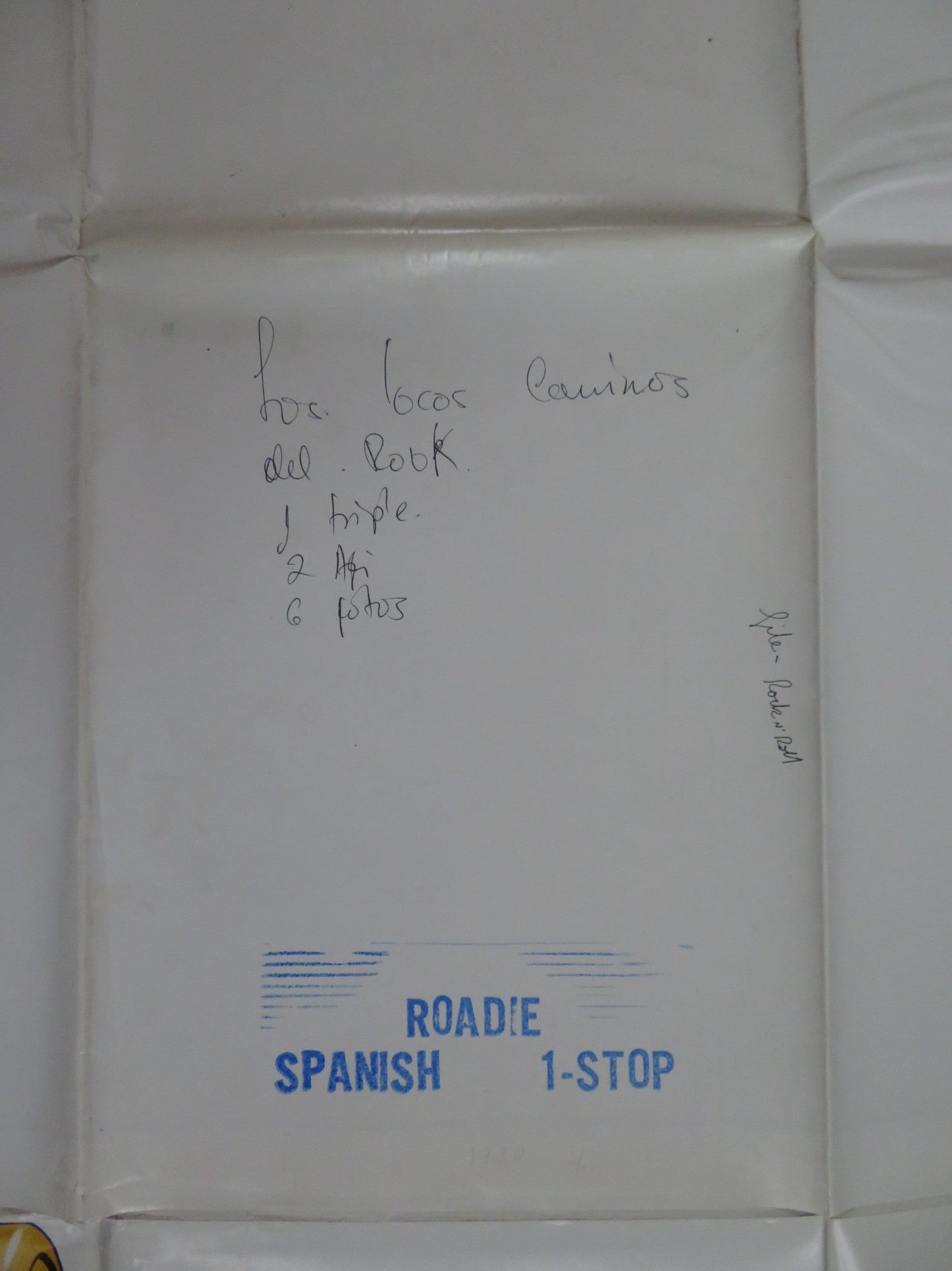 ROADIE 1 STOP US SPANISH INTERNATIONAL POSTER MEATLOAF ALICE COOPER BLONDIE 1980 Rendezvous Cinema Movie posters