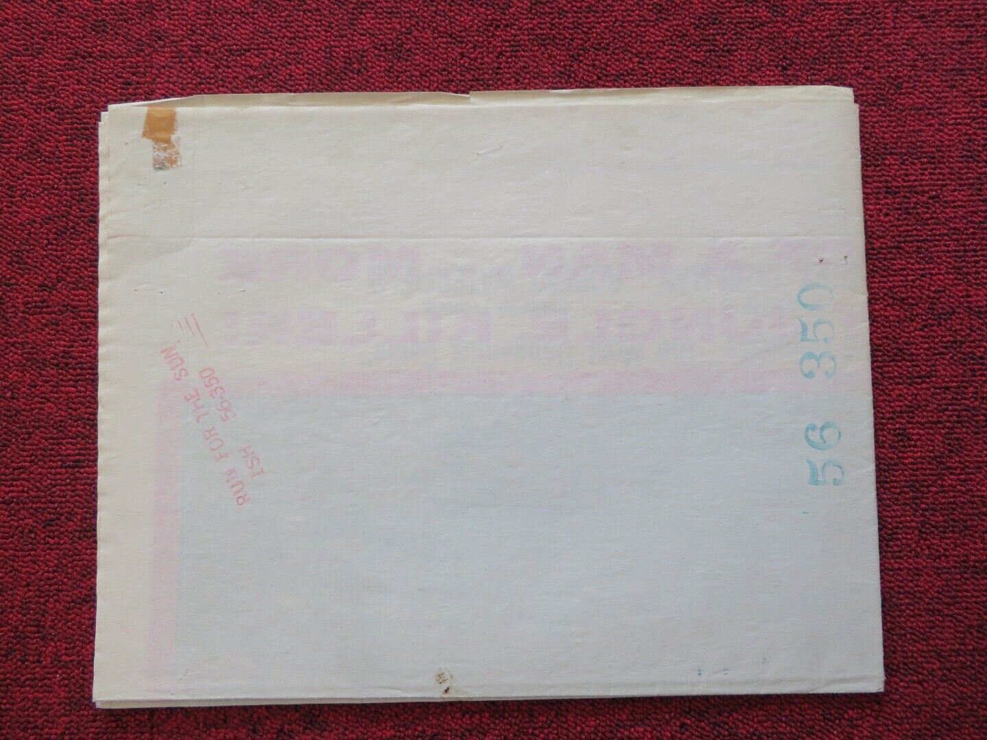 RUN FOR THE SUN FOLDED US ONE SHEET POSTER RICHARD WIDMARK TREVOR HOWARD 1956 Movie posters