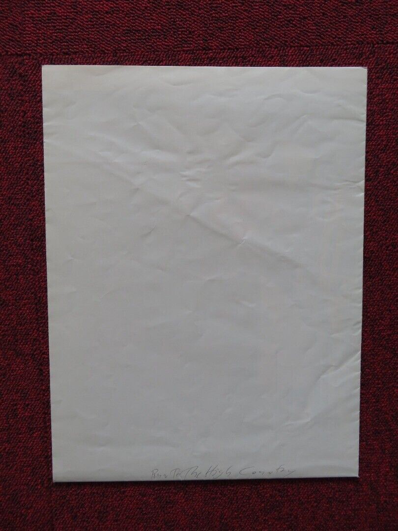 RUN TO THE HIGH COUNTRY FOLDED US ONE SHEET POSTER ERIK & KIETH LARSEN 1972 Movie posters