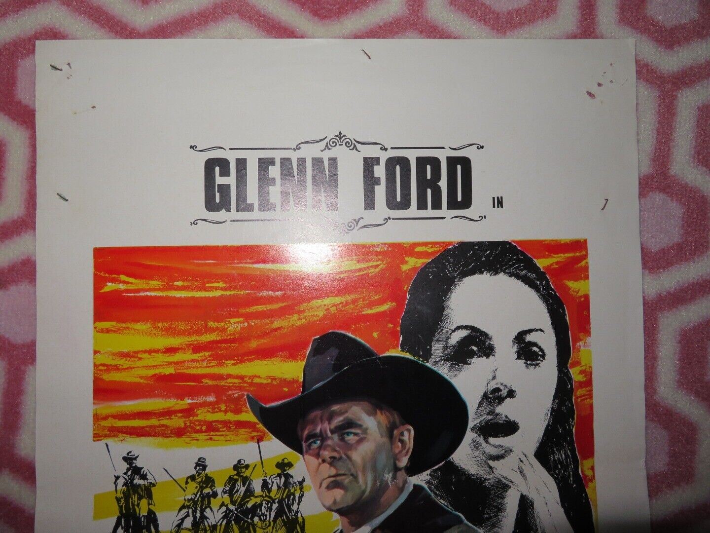 SANTEE ITALIAN LOCANDINA (27.5"x13") POSTER GLEN FORD 1974 Movie posters