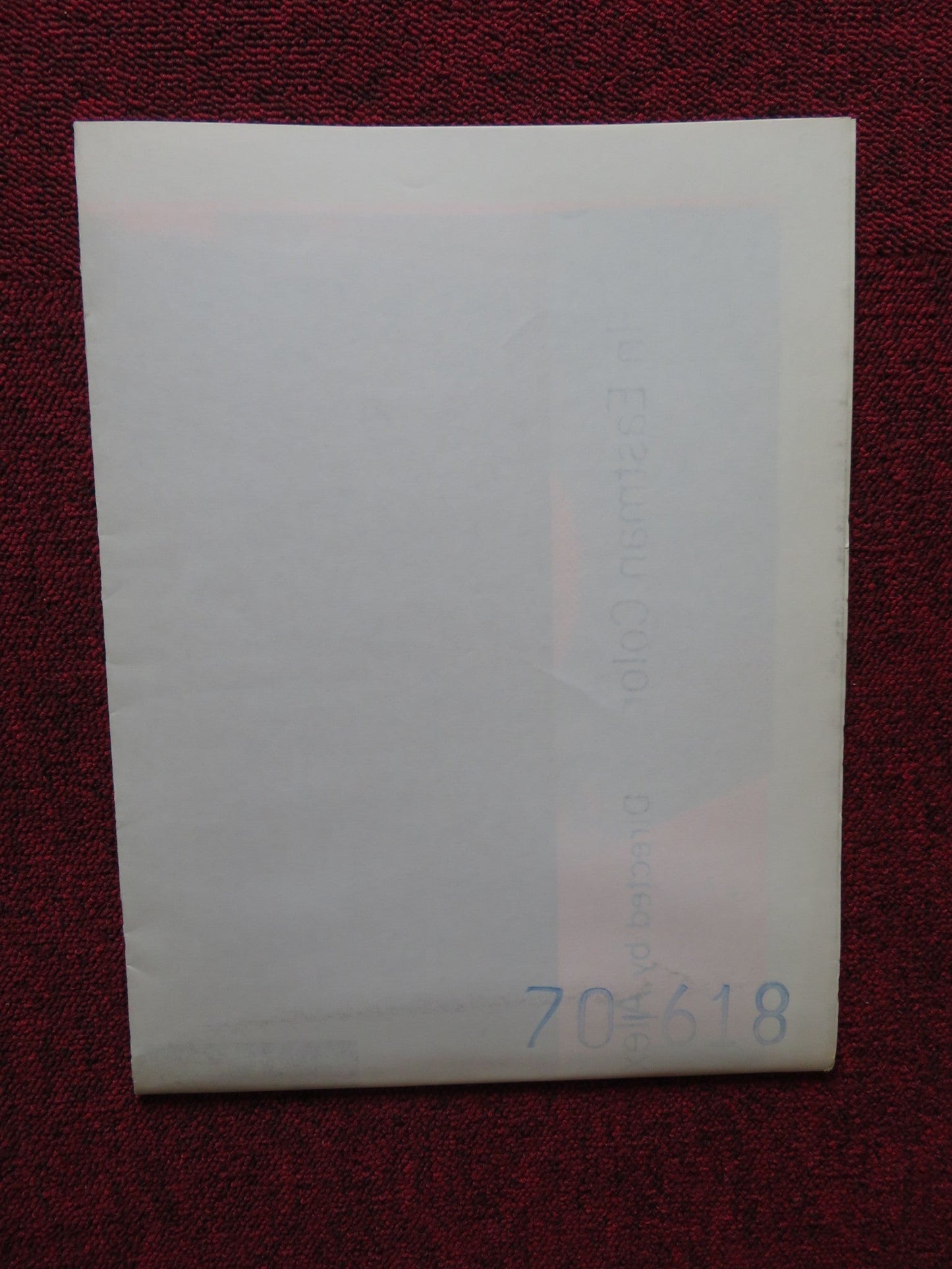 SCRATCH HARRY FOLDED US ONE SHEET POSTER CANNON HARRY WALKER STAFF 1970 Rendezvous Cinema Movie posters