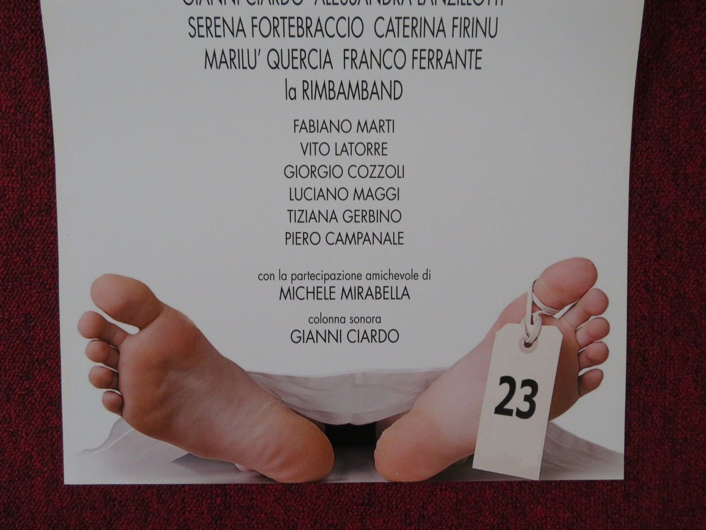 SDRAMMA ITALIAN LOCANDINA POSTER FABIANO MARTI VITO LATORRE 2013 Rendezvous Cinema Movie posters
