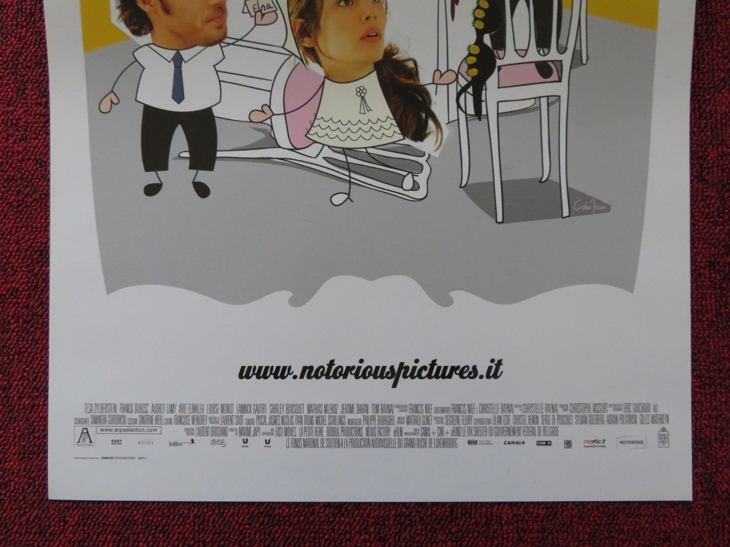 SE SPOSTI UN POSTO A TAVOLA ITALIAN LOCANDINA POSTER ELSA ZYLBERSTEIN 2012 Rendezvous Cinema Movie posters