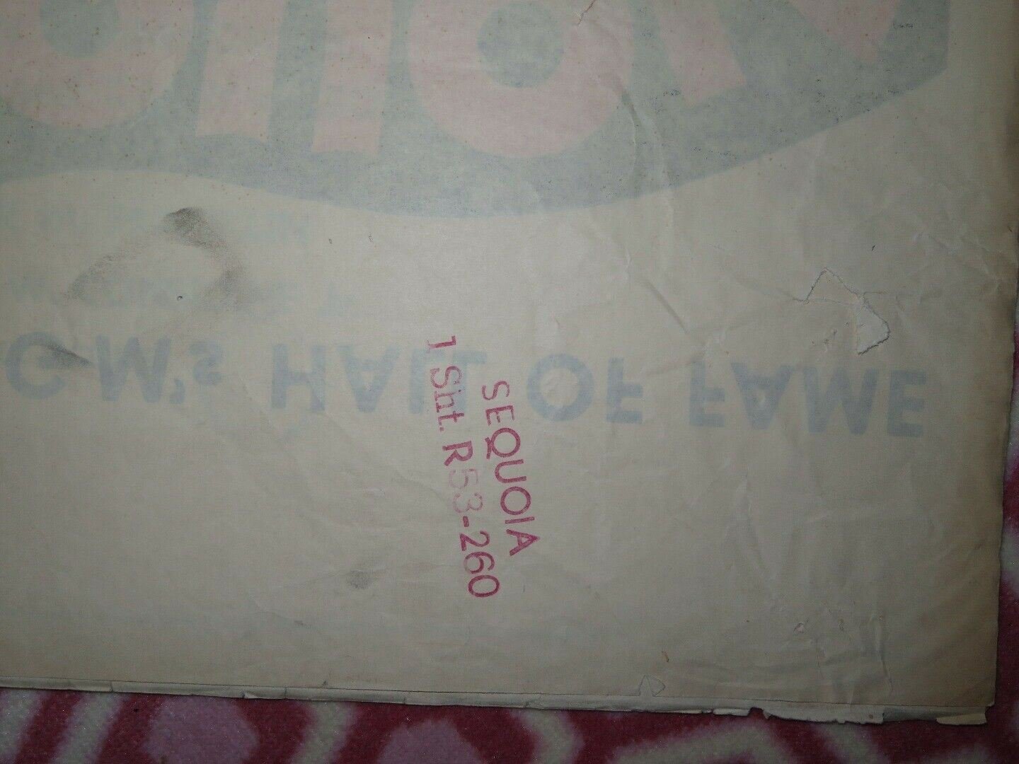 SEQUOIA FOLDED US ONE SHEET POSTER JEAN PARKER 1934 Movie posters