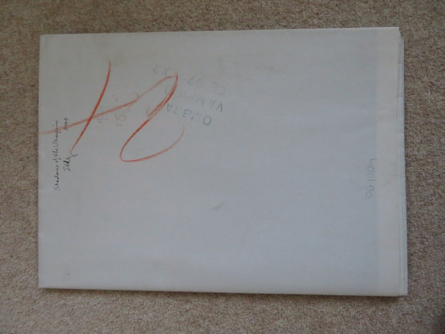 SHADOW OF THE VAMPIRE ITALIAN 2 FOGLIO POSTER JOHN MALKOVICH WILLEM DAFOE 2000 Rendezvous Cinema Movie posters