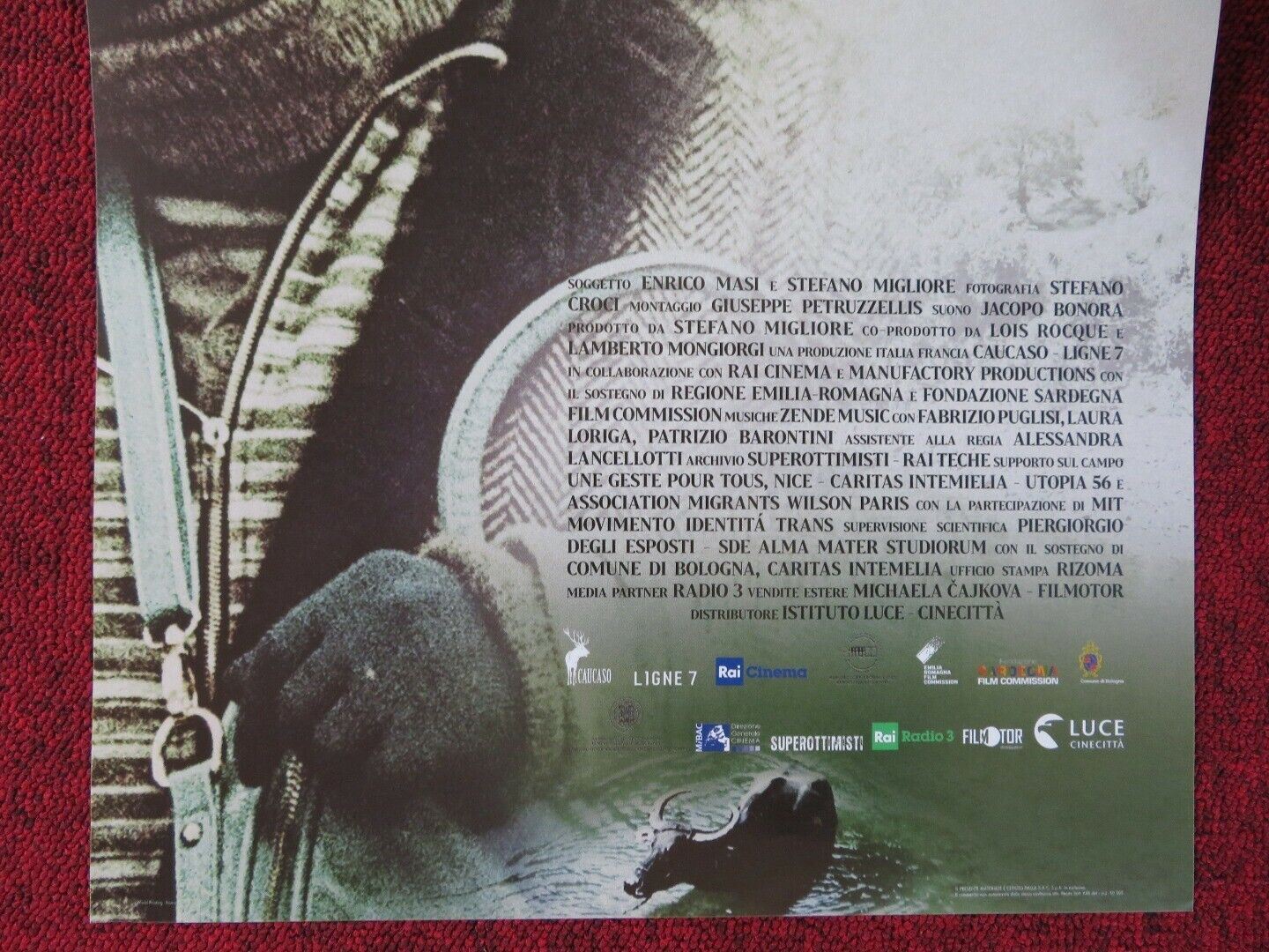 SHELTER: FAREWELL TO EDEN ITALIAN LOCANDINA (26.5"x12.5") POSTER ENRICO MASI Movie posters