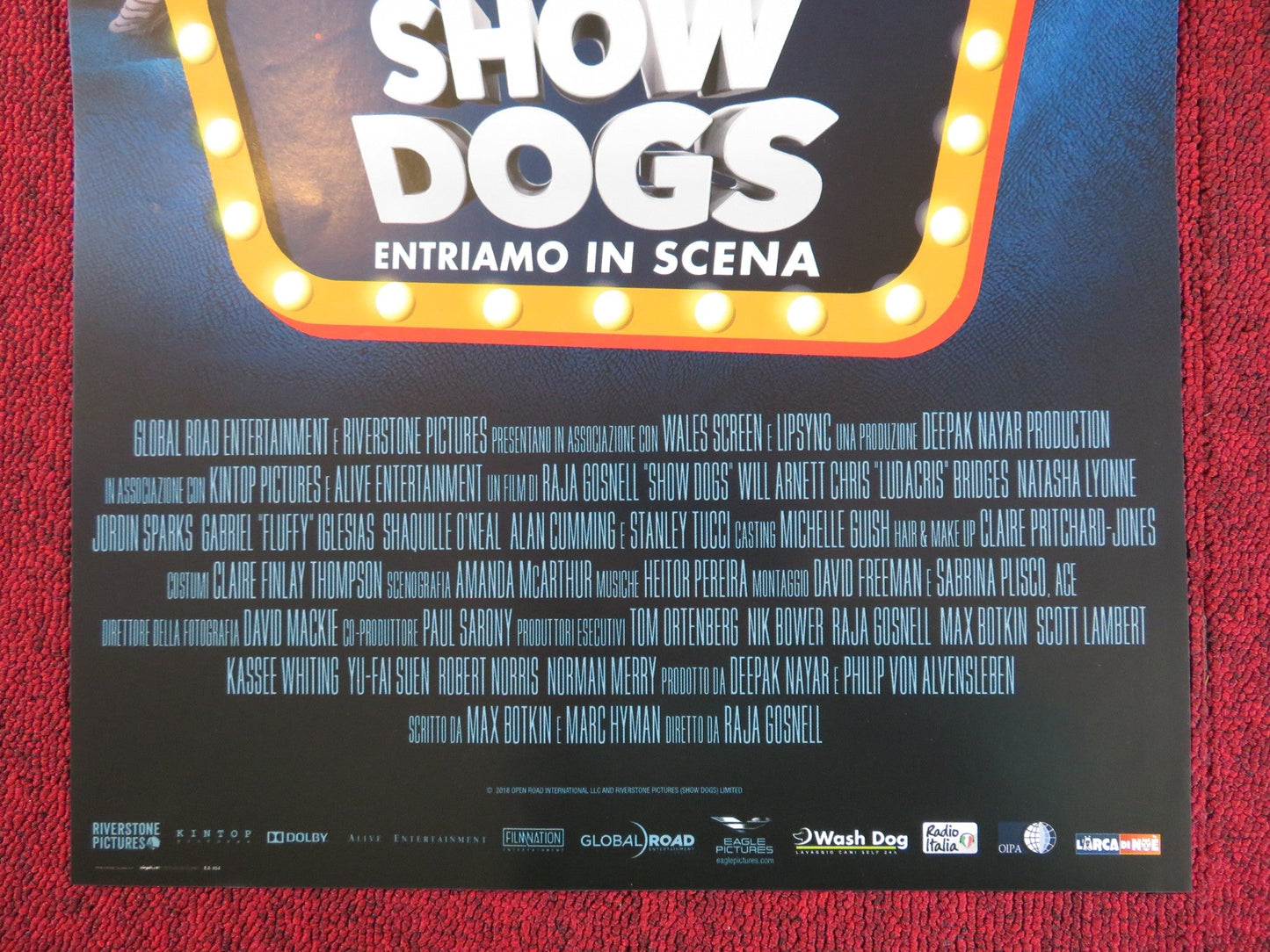 SHOW DOGS - ENTRIAMO IN SCENA ITALIAN LOCANDINA POSTER WILL ARNETT LUDACRIS 2018 Rendezvous Cinema Movie posters