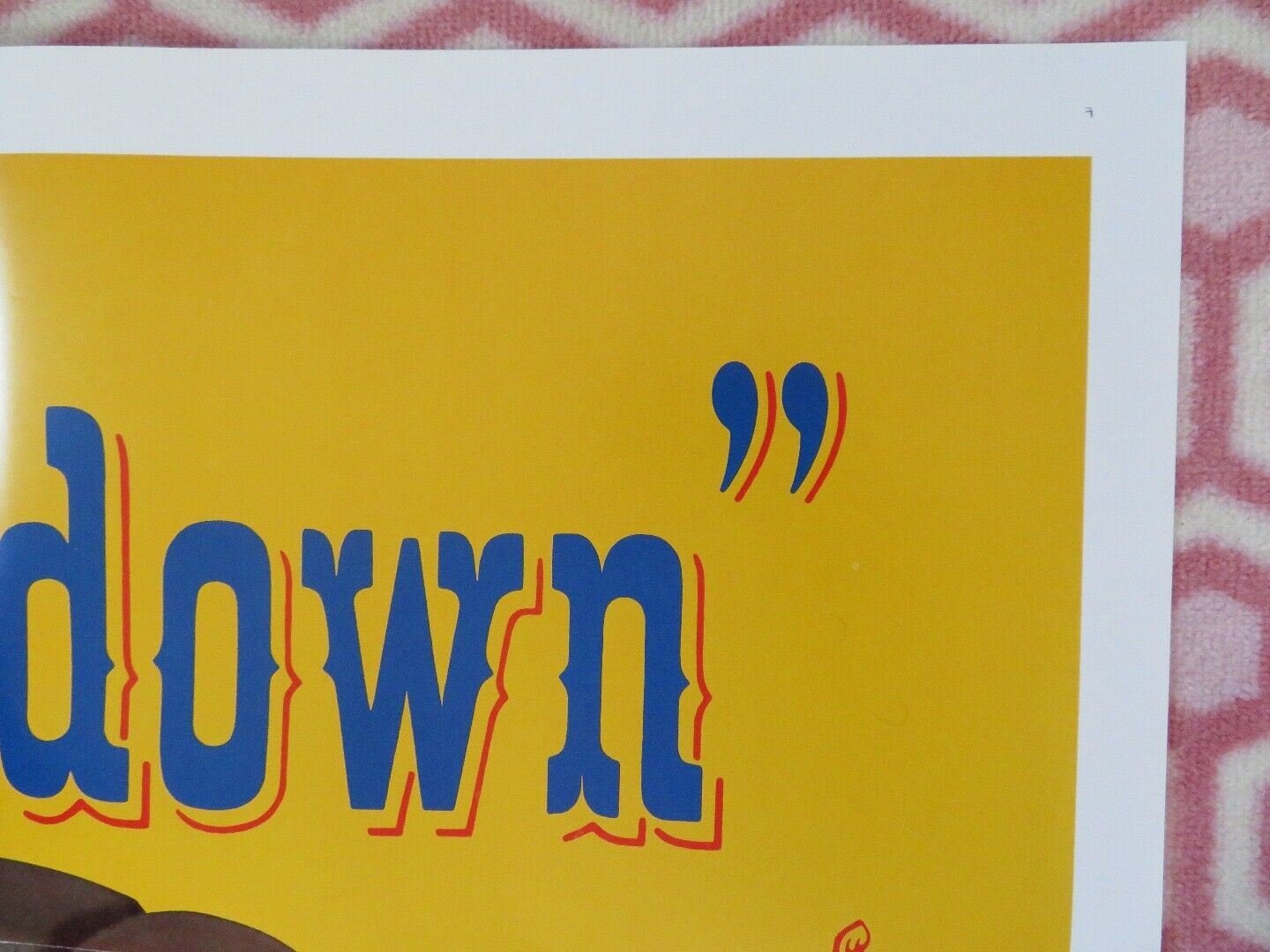 SHOWDOWN ADULT FOLDED US ONE SHEET POSTER GINA CARRERS SHARON MITCHELL 1985 - Rendezvous Cinema