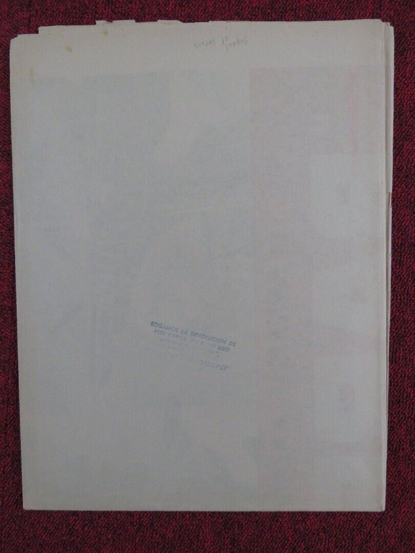 SIGNAL OVER THE CITY FOLDED ARGENTINA ONE SHEET POSTER ALEKSANDER GAVRIC 1960 Movie posters