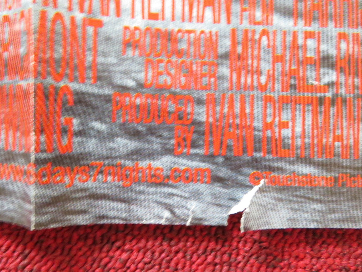 SIX DAYS SEVEN NIGHTS UK QUAD (30"x 40") ROLLED POSTER HARRISON FORD HECHE 1998 Rendezvous Cinema Movie posters