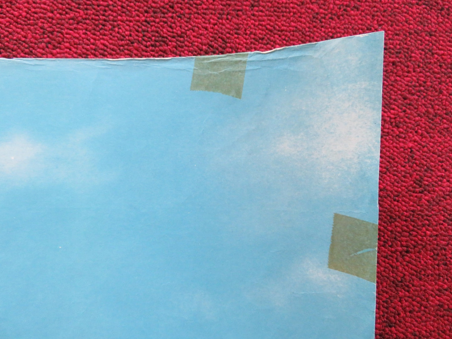 SKYJACKED UK QUAD POSTER FOLDED CHARLTON HESTON YVETTE MIMIEUX 1975 Rendezvous Cinema Movie posters