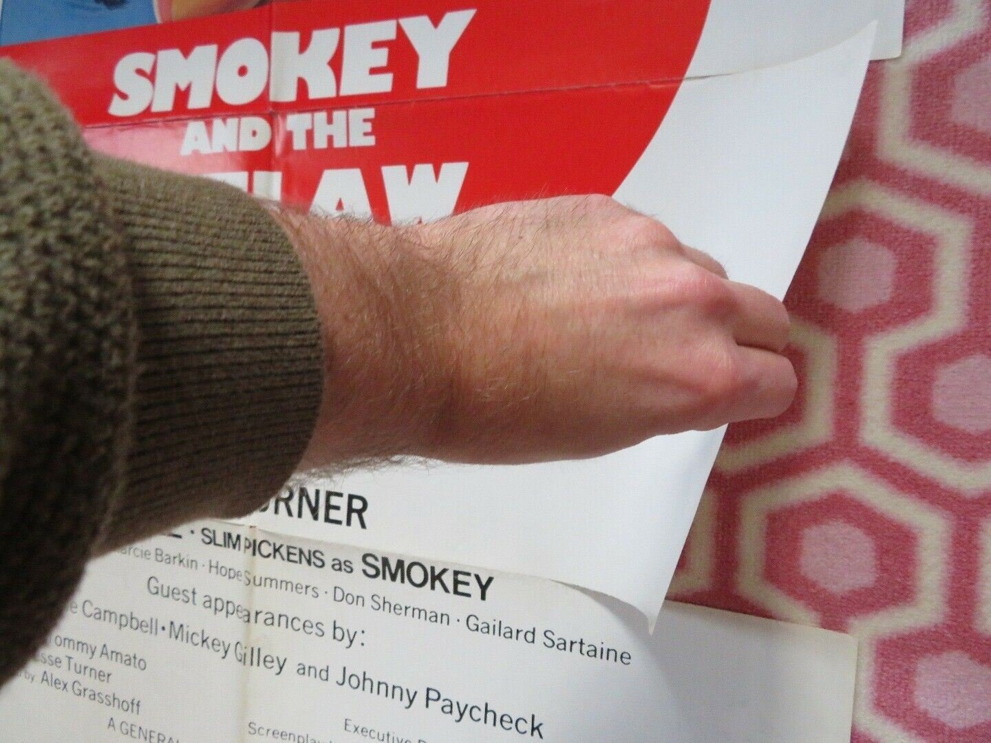 SMOKEY AND THE OUTLAW WOMAN ONE SHEET POSTER SLIM PICKENS 1978 - Rendezvous Cinema