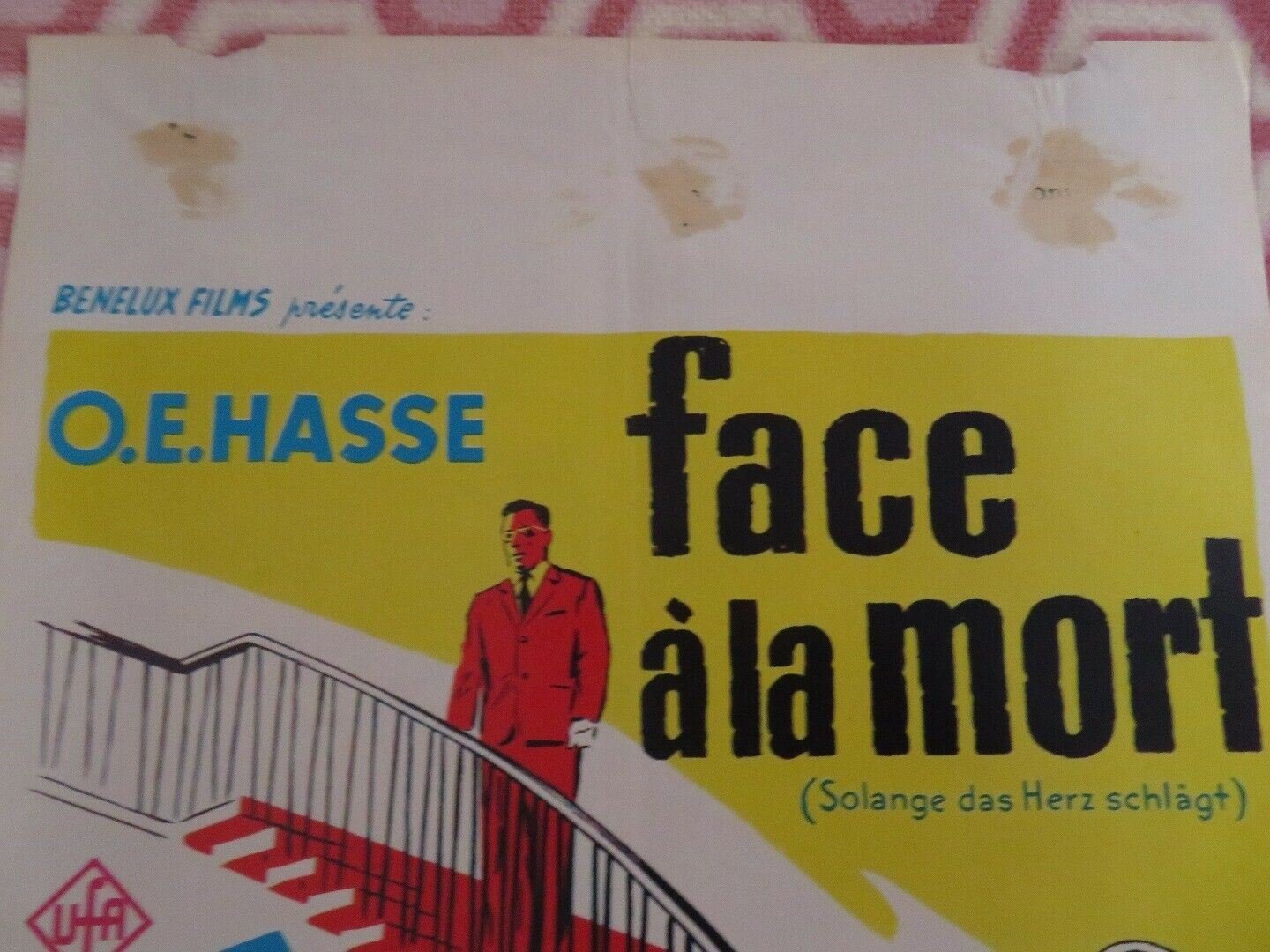 SOLANGE DAS HERZ SCHLAGT/ AS LONG AS THE HEARTSTILL BELGIUM (21.5"x 14") POSTER Movie posters