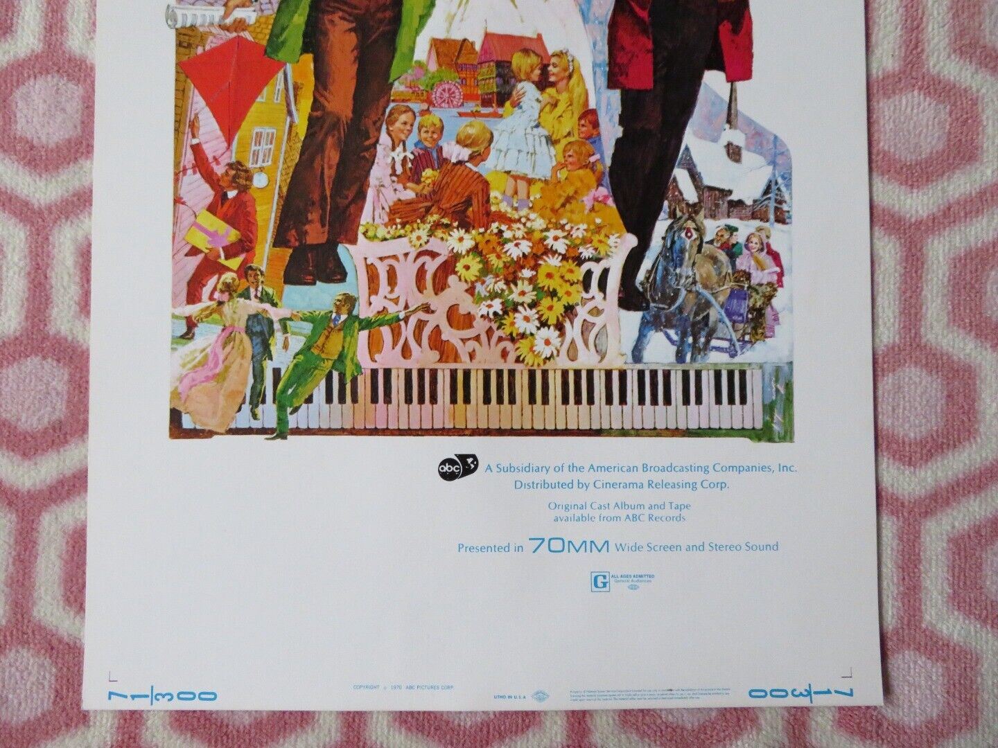 SONG OF NORWAY US INSERT (14"x 36") POSTER EDWARD GREG 1971 - Rendezvous Cinema