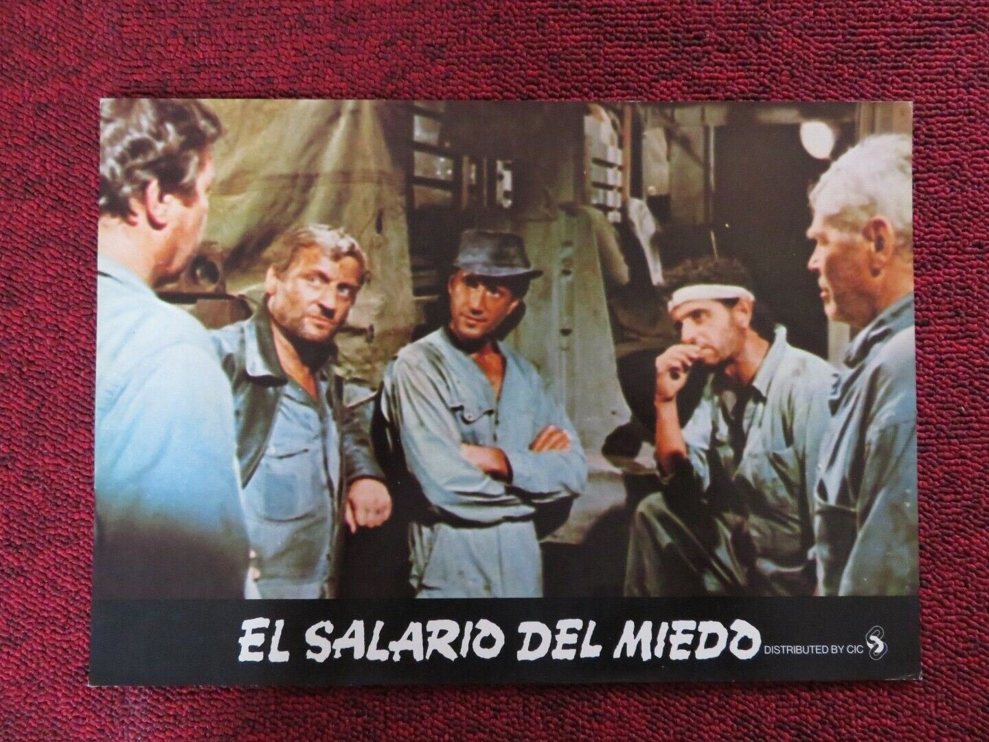 SORCERER - E SPANISH LOBBY CARD ROY SCHEIDER BRUNO CREMER AMIDOU 1977 Movie posters