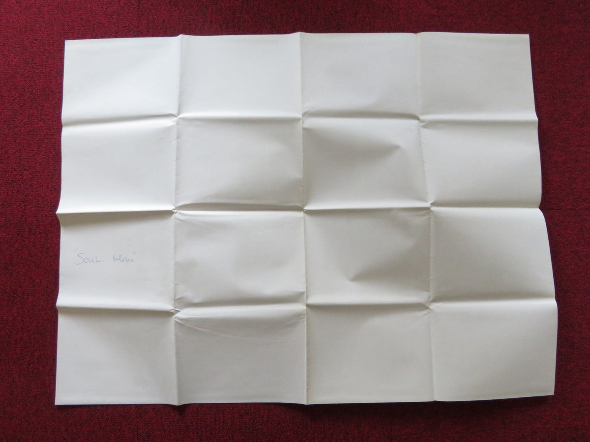 SOUL MAN UK QUAD POSTER FOLDED C. THOMAS HOWELL LESLIE NIELSEN 1986 Rendezvous Cinema Movie posters