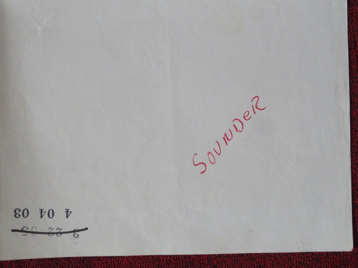 SOUNDER FOLDED US ONE SHEET POSTER CICELY TYSON 1972 Movie posters