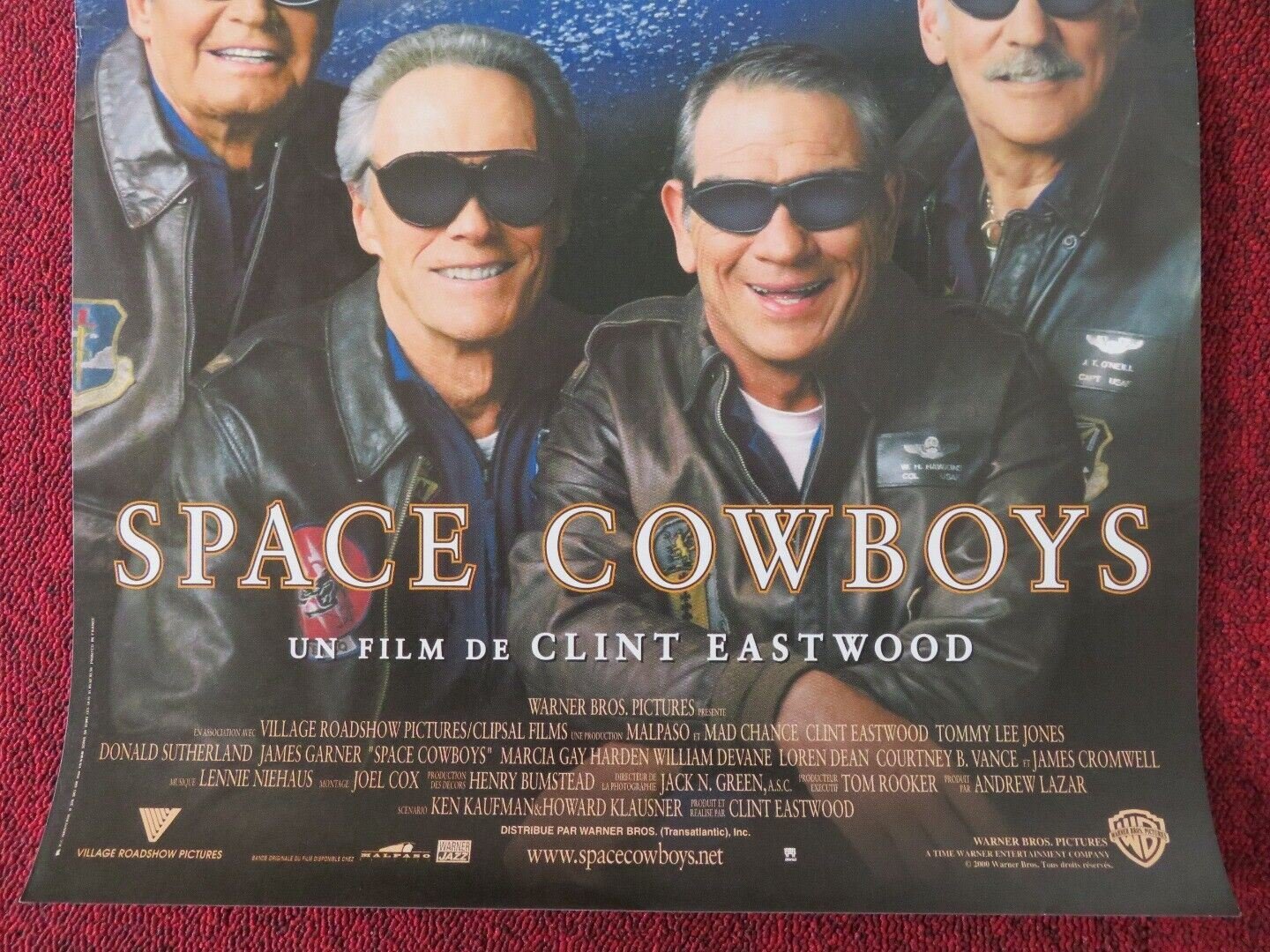 SPACE COWBOYS FRENCH (15"x 21") POSTER CLINT EASTWOOD DONALD SUTHERLAND 2000 Movie posters