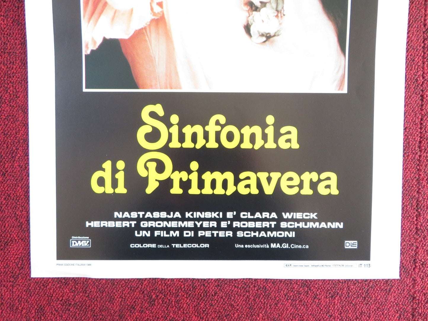 SPRING SYMPHONY ITALIAN LOCANDINA POSTER NASTASSJA KINSKI ROLF HOPPE 1986 Rendezvous Cinema Movie posters