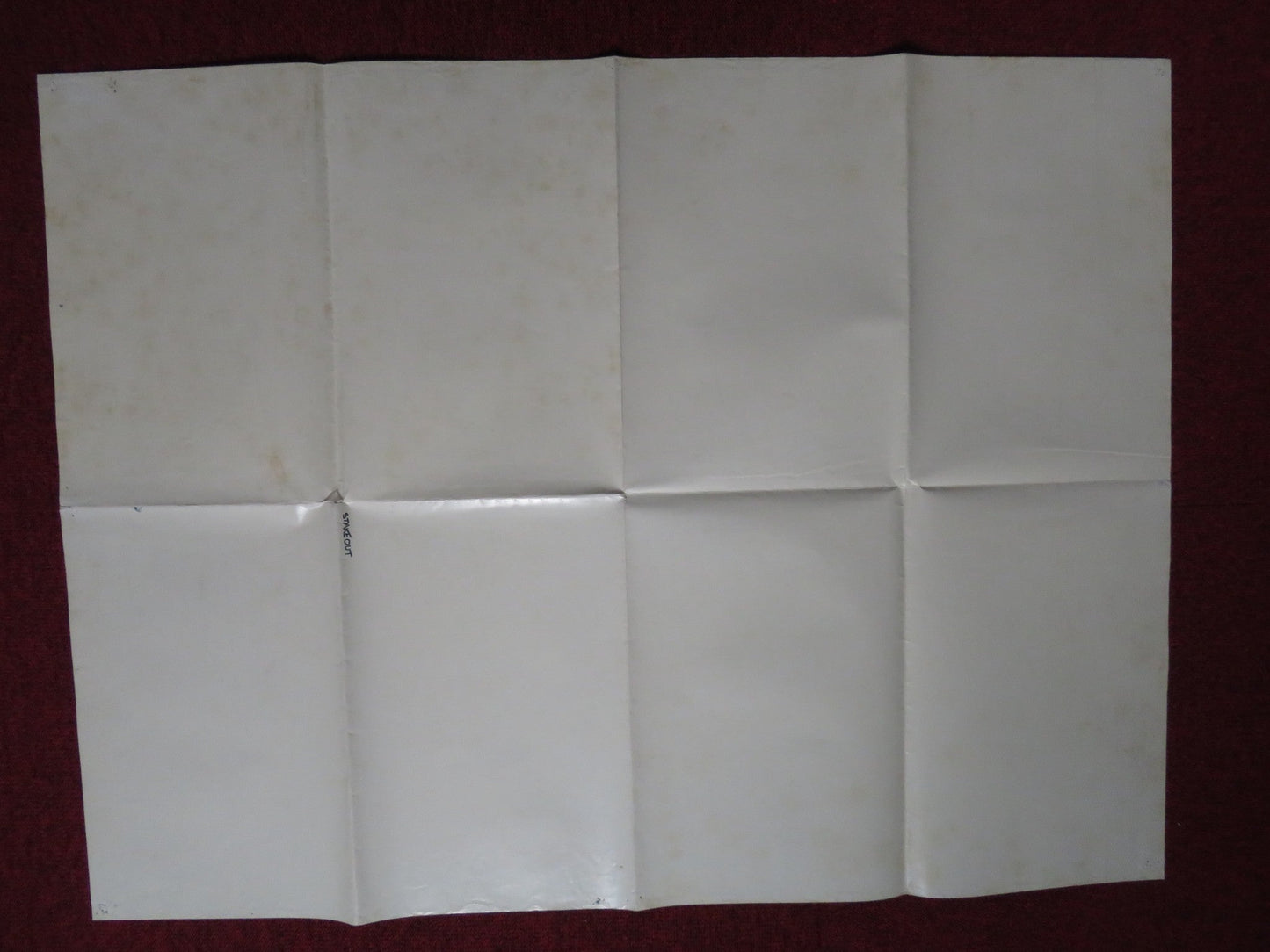 STAKEOUT VHS POSTER UK QUAD POSTER FOLDED RICHARD DREYFUSS EMILIO ESTEVEZ 1987 Rendezvous Cinema Movie posters