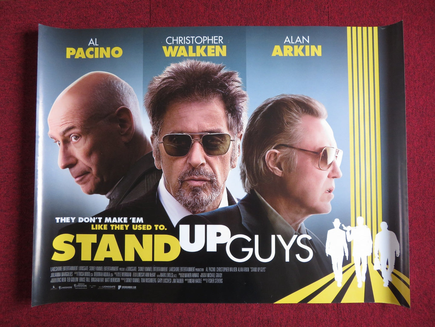 STAND UP GUYS UK QUAD (30"x 40") ROLLED POSTER AL PACINO CHRISTOPHER WALKEN 2012 Rendezvous Cinema Movie posters