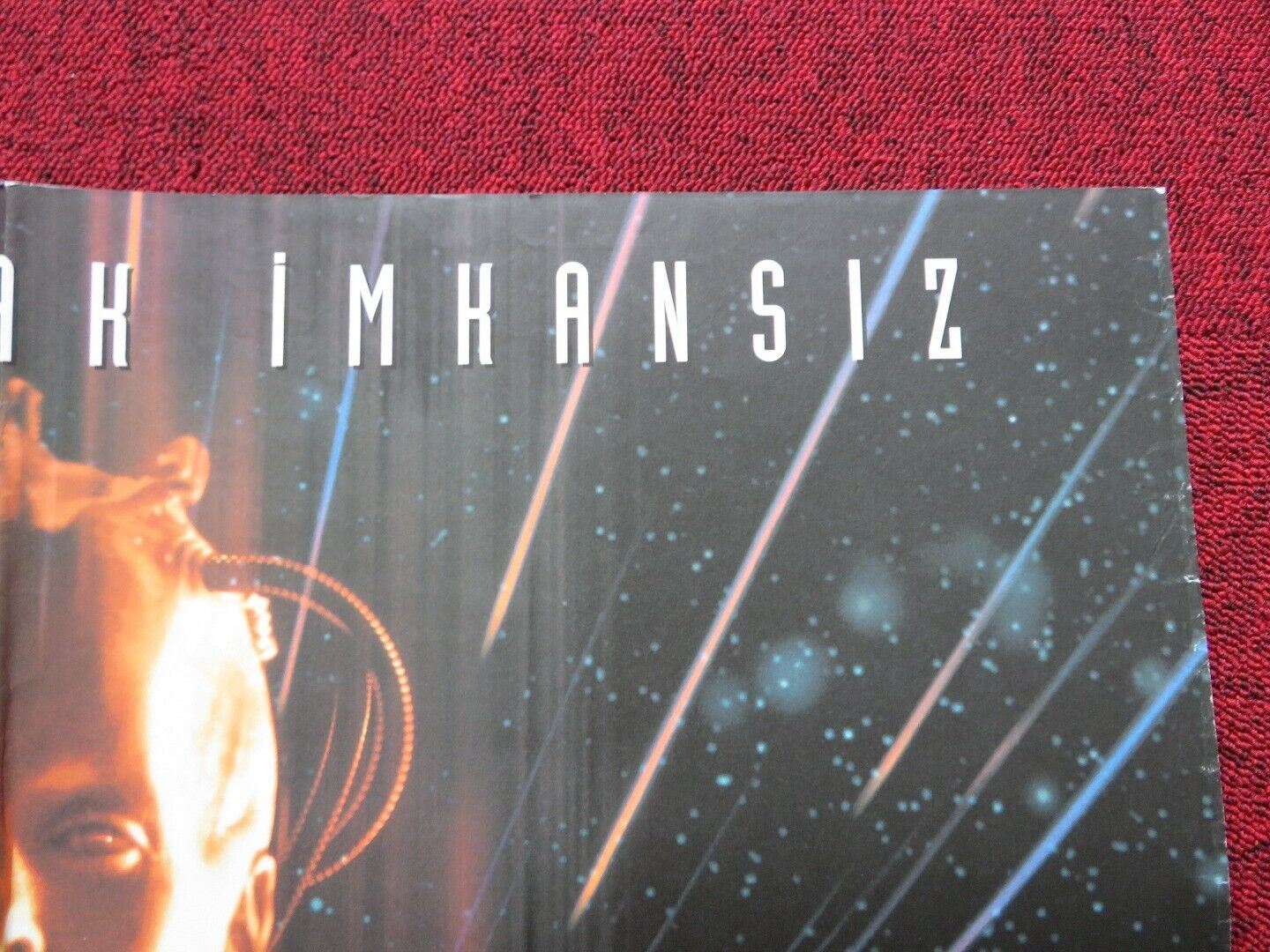 STAR TREK FIRST CONTACT FOLDED TURKISH ONE SHEET POSTER PATRICK STEWART 1996 - Rendezvous Cinema