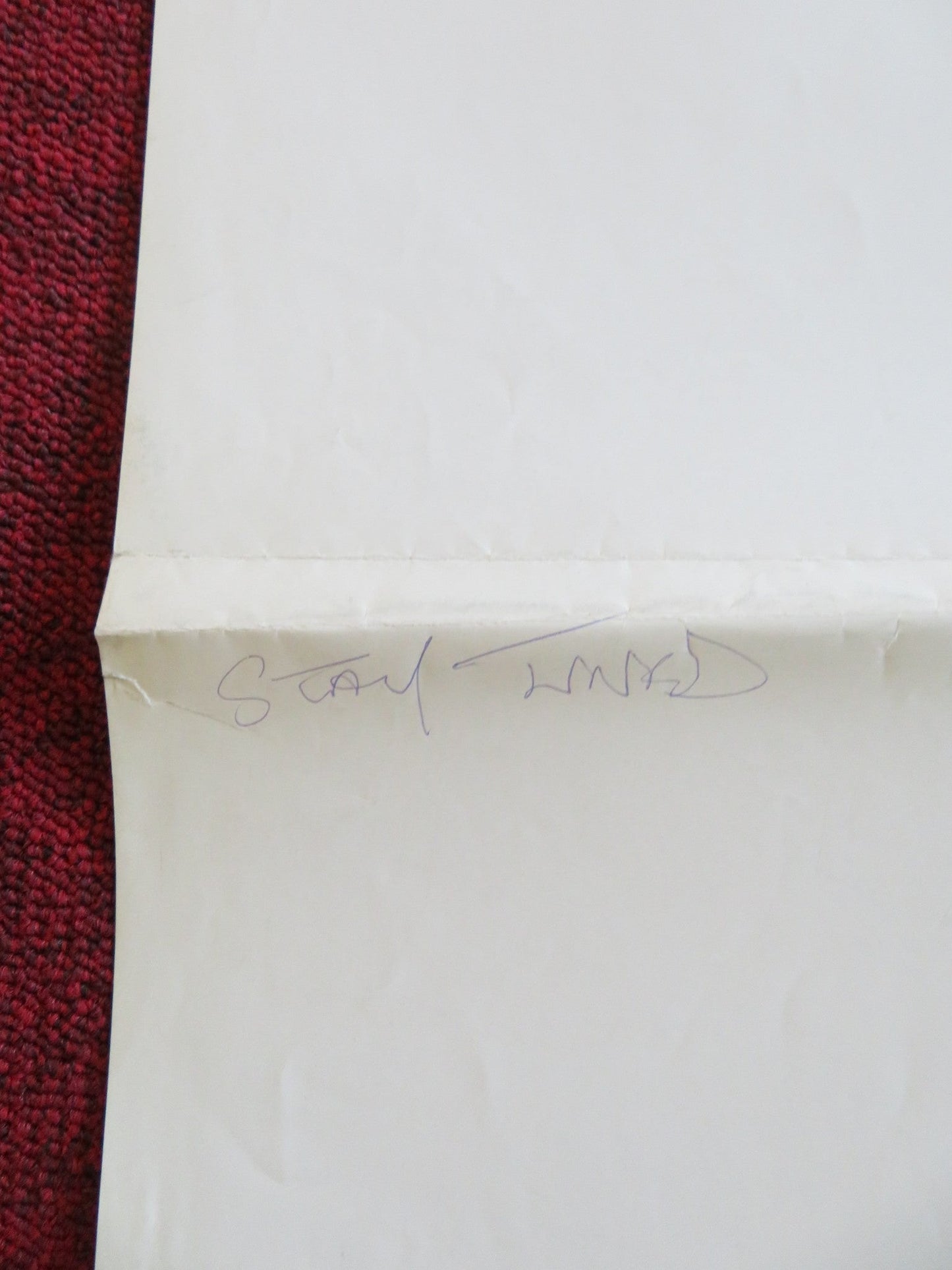 STAY TUNED UK QUAD POSTER FOLDED JOHN RITTER PAM DAWBER 1992 Rendezvous Cinema Movie posters