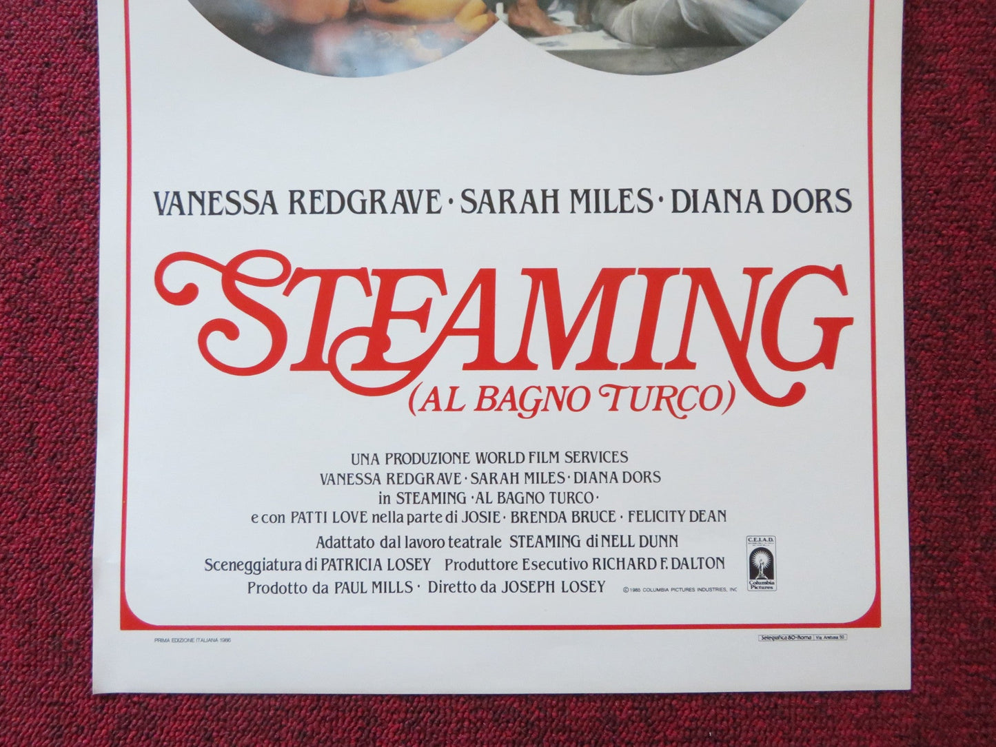 STEAMING ITALIAN LOCANDINA POSTER VANESSA REDGRAVE DIANA DORS 1985 Rendezvous Cinema Movie posters