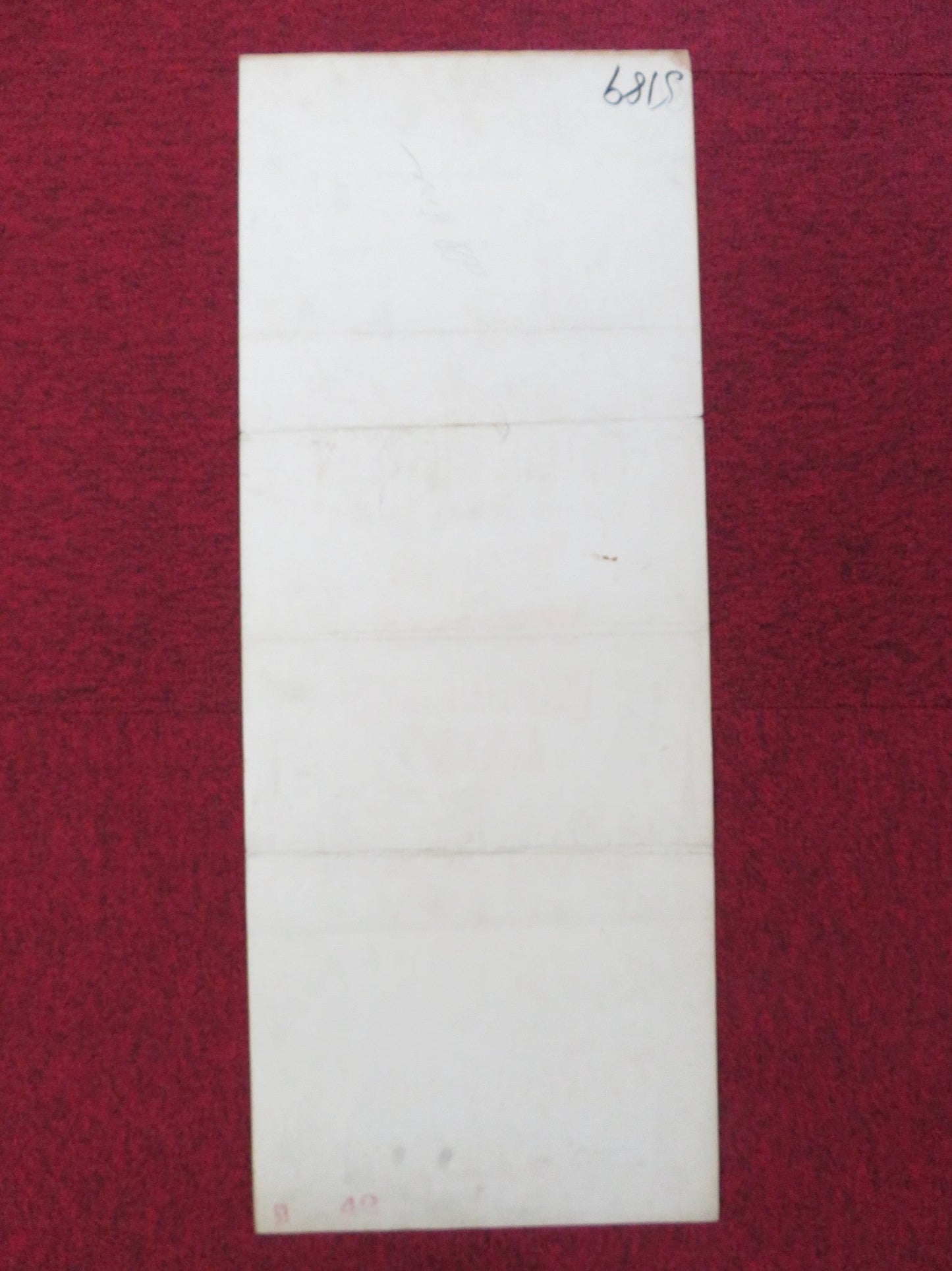 STOP YOU'RE KILLING ME US INSERT (14"x 36") POSTER BRODERICK CRAWFORD 1953 Rendezvous Cinema Movie posters