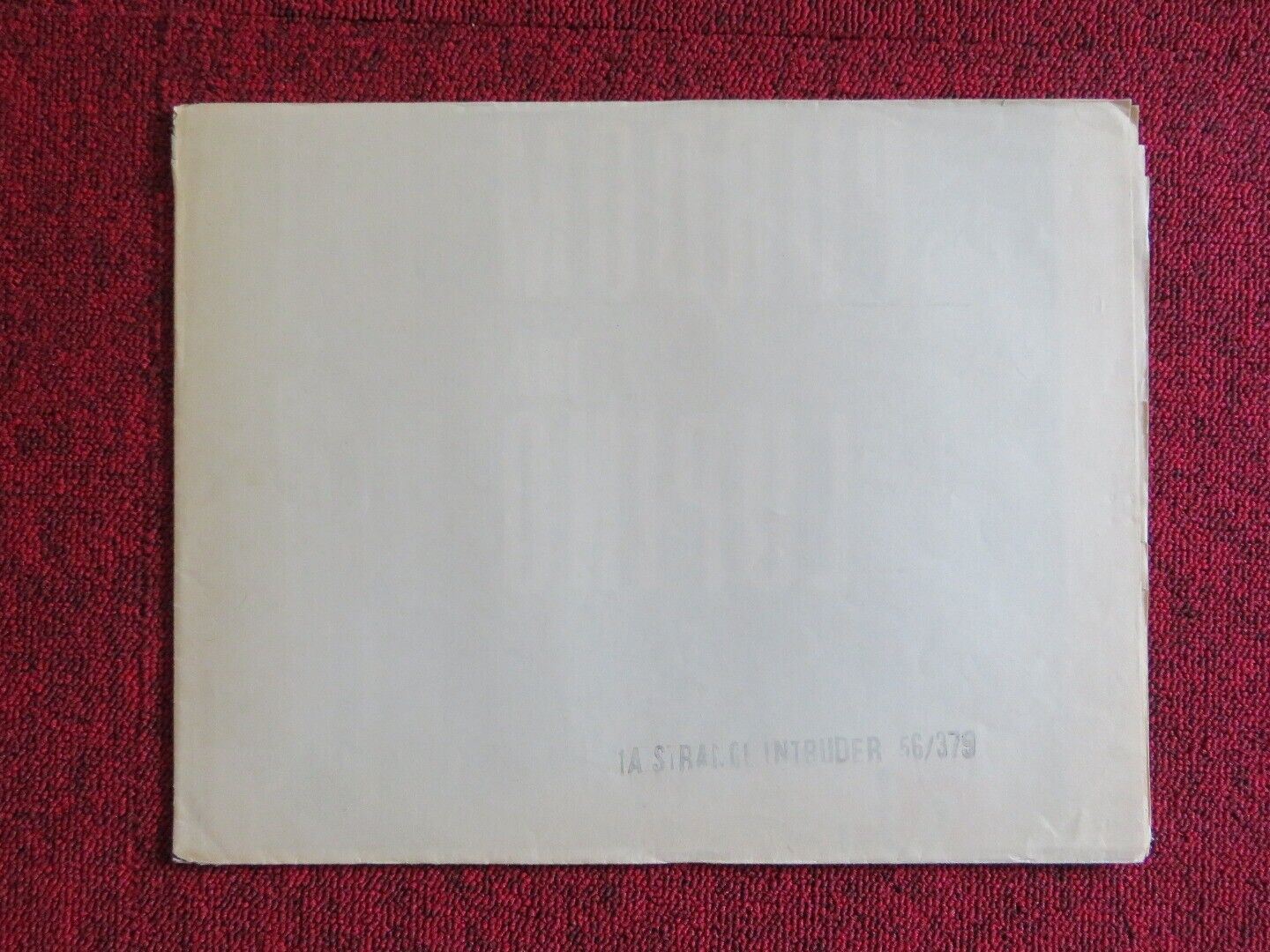 STRANGE INTRUDER FOLDED US ONE SHEET POSTER EDMUND PURDOM IDA LUPINO 1956 Movie posters